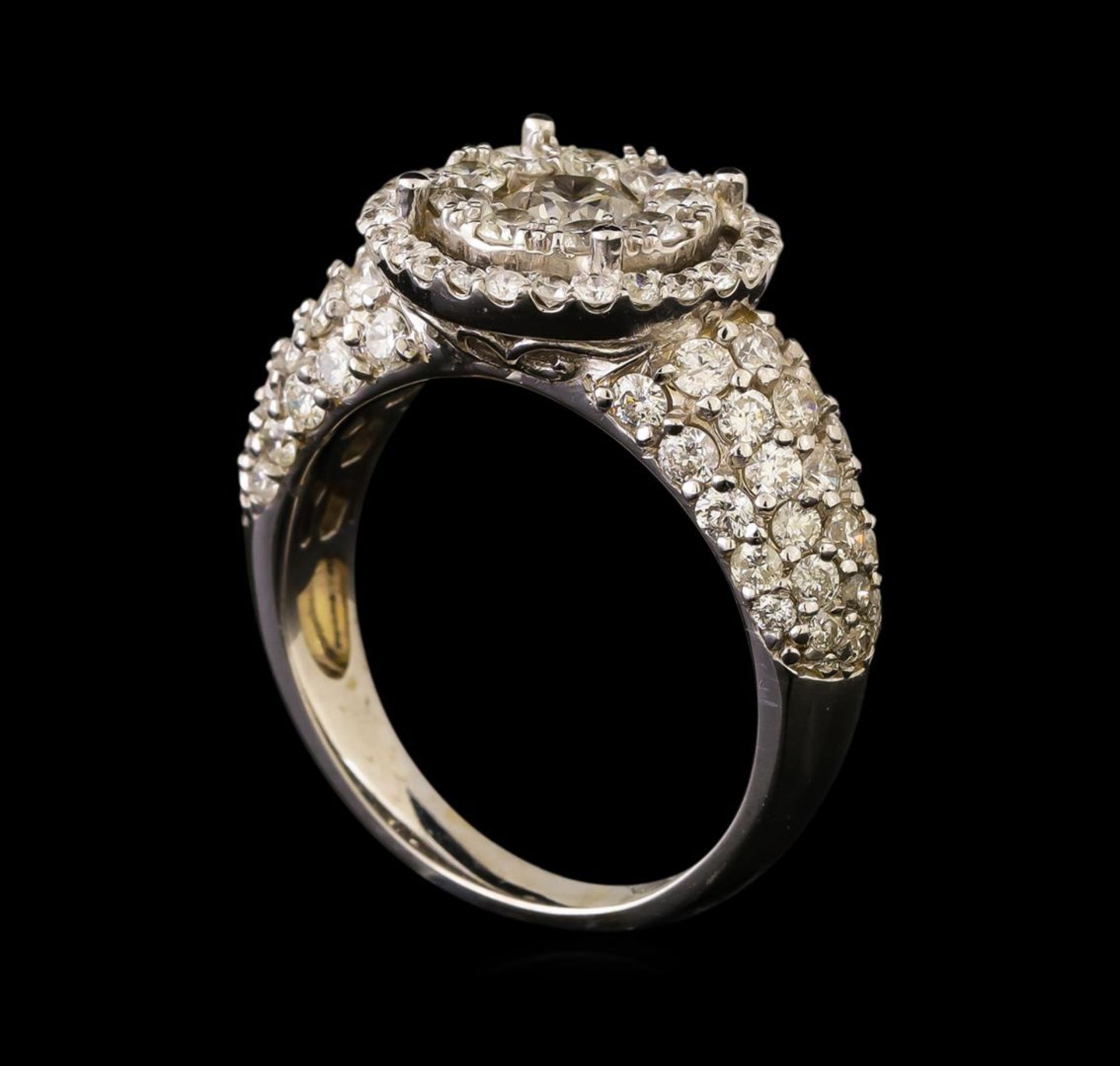 14KT White Gold 2.62 ctw Diamond Ring - Image 4 of 5