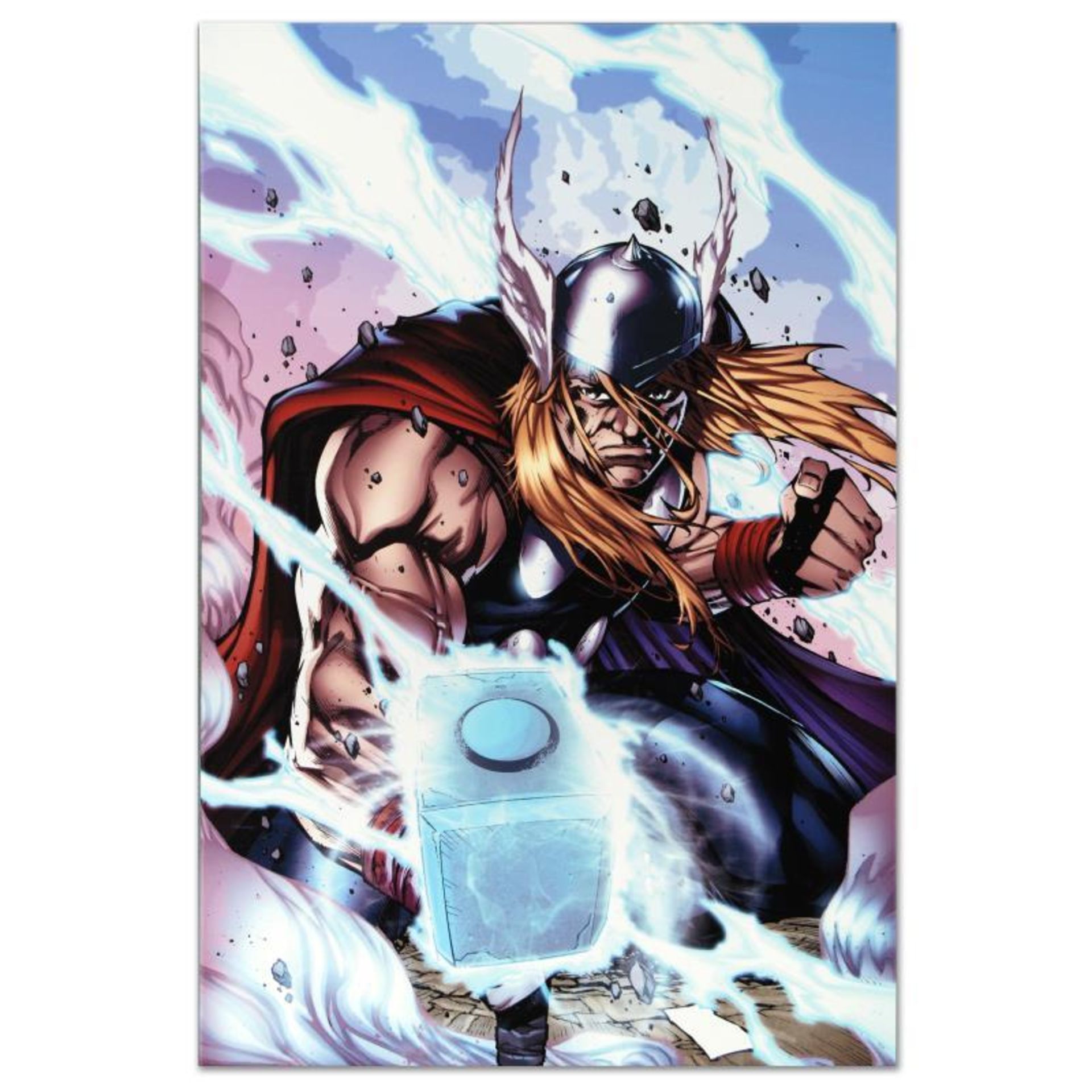 Marvel Comics "Thor: Heaven and Earth #3" Numbered Limited Edition Giclee on Can