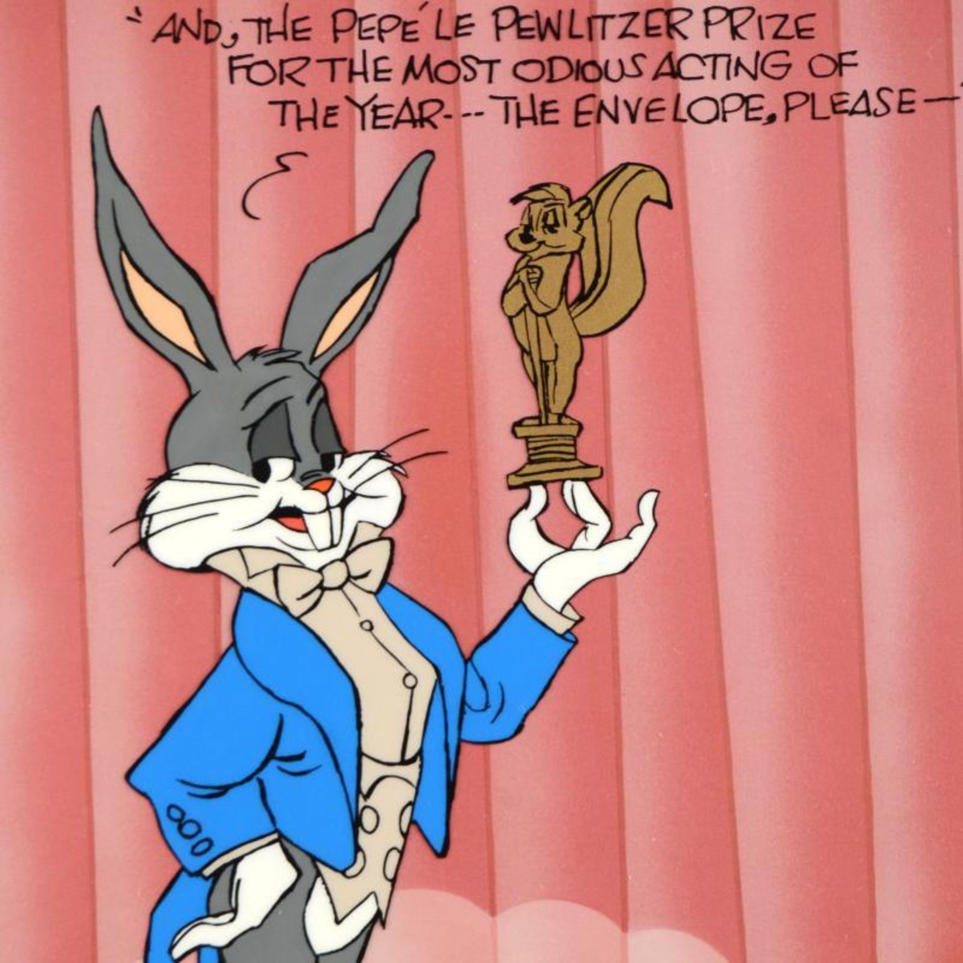 "Pewlitzer Prize" by Chuck Jones (1912-2002). Limited Edition Animation Cel with - Image 2 of 2