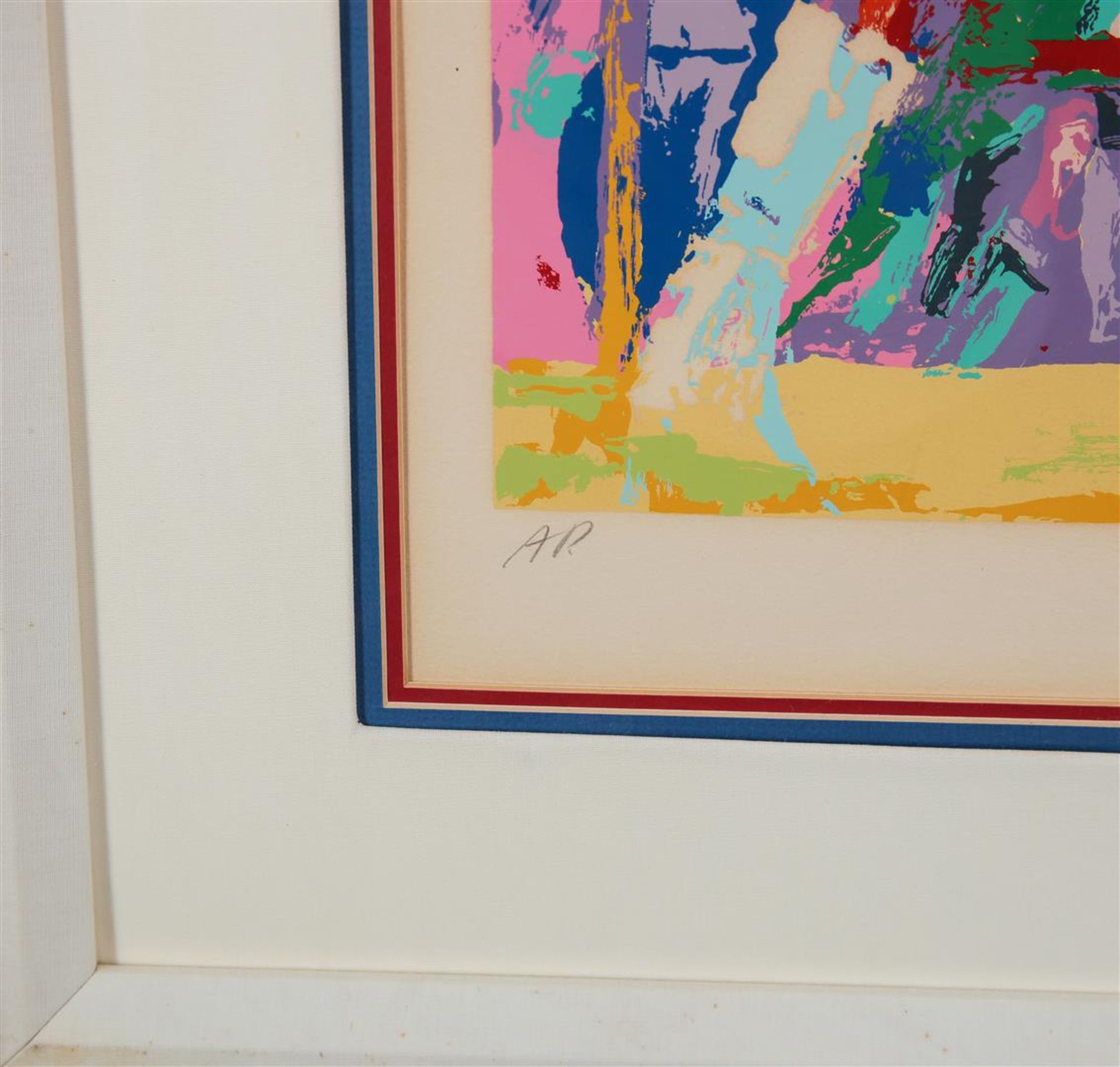 "Frazier vs. Foreman Zaire '73" by LeRoy Neiman - Limited Edition Serigraph - Image 3 of 3