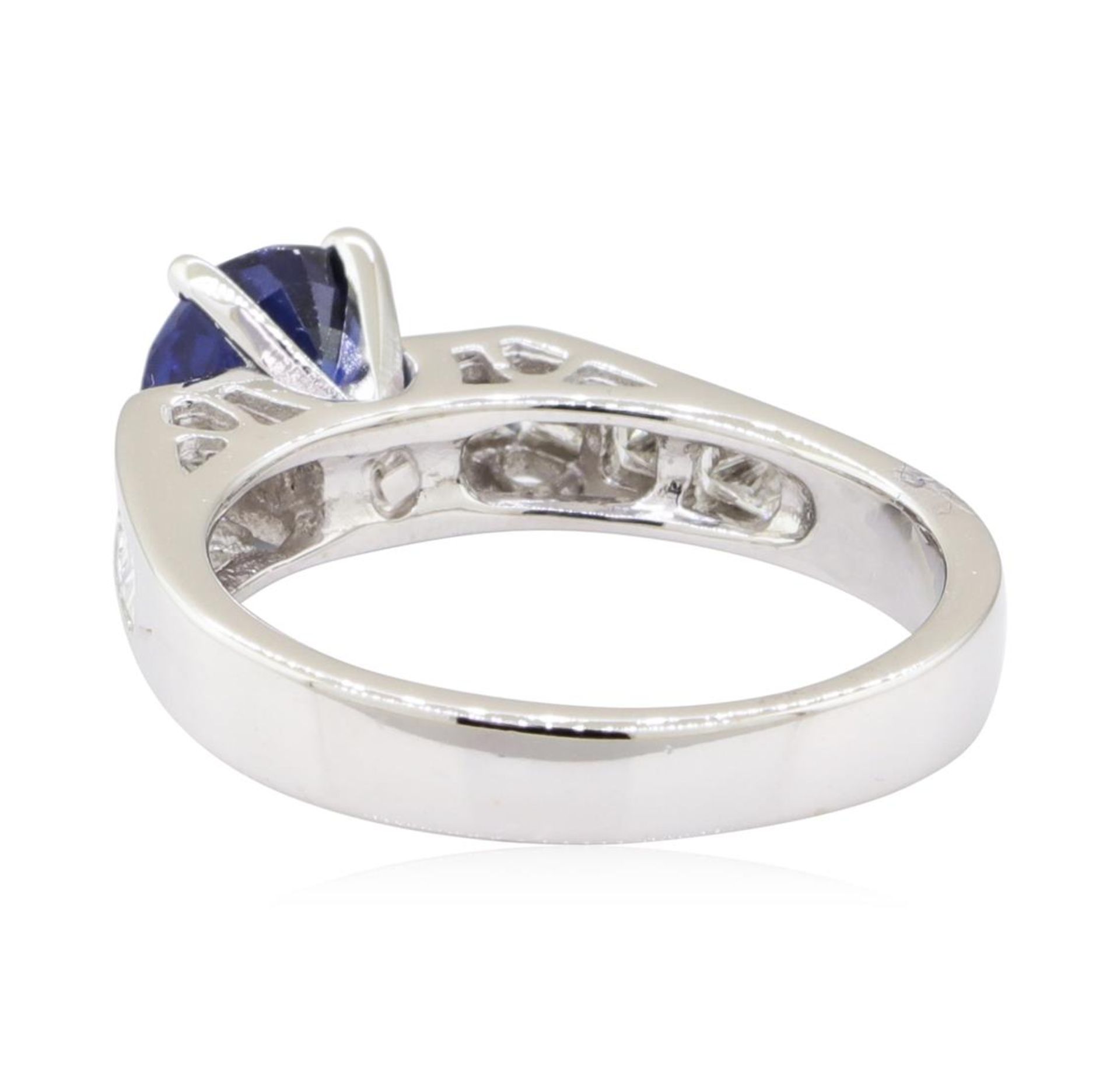 2.42 ctw Sapphire and Diamond Ring - 14KT White Gold - Image 3 of 5