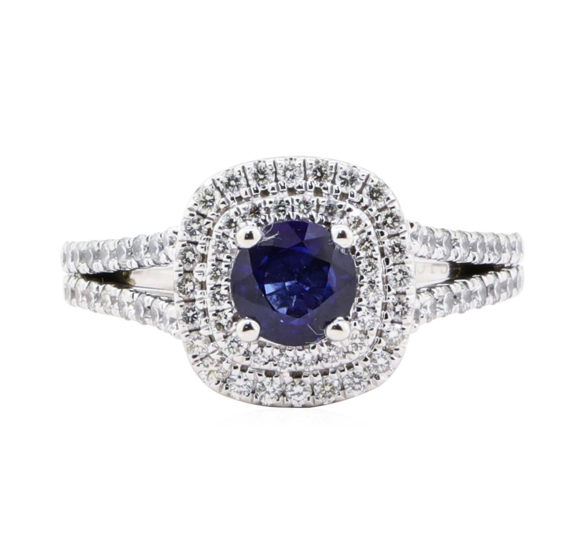 2.11 ctw Sapphire and Diamond Ring - 14KT White Gold - Image 2 of 6