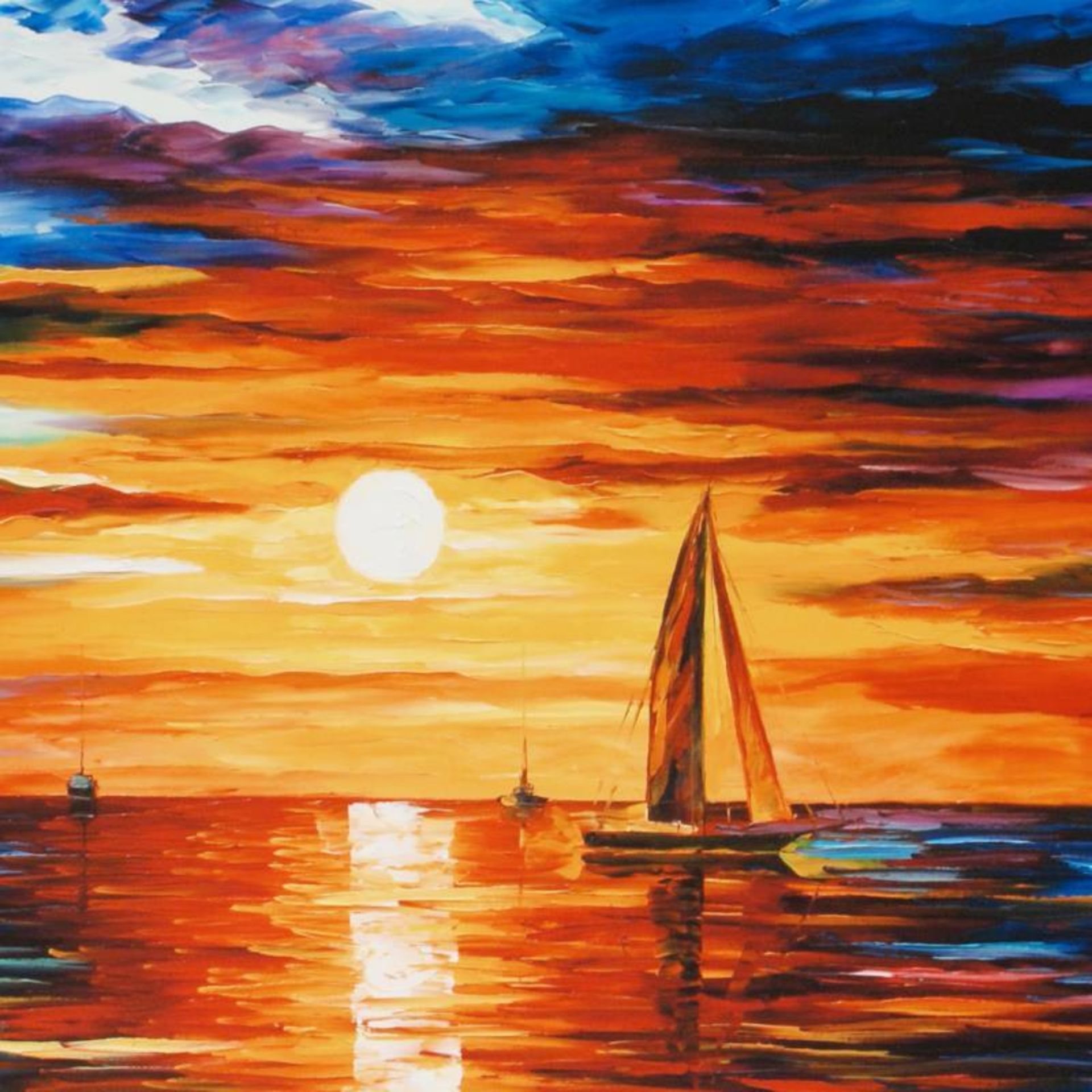 Touch of Horizon by Afremov (1955-2019) - Image 2 of 3