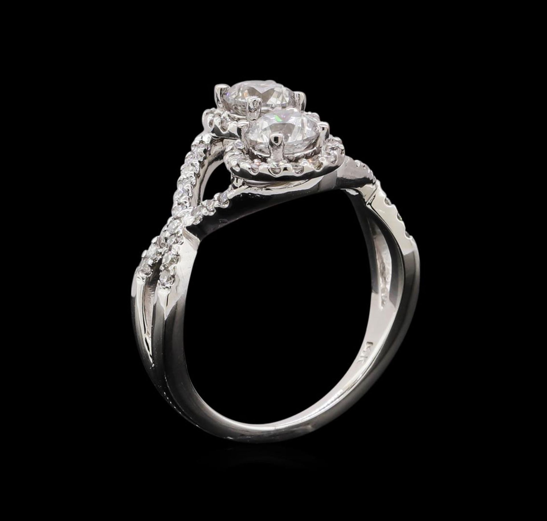 1.47 ctw Diamond Ring - 14KT White Gold - Image 4 of 5