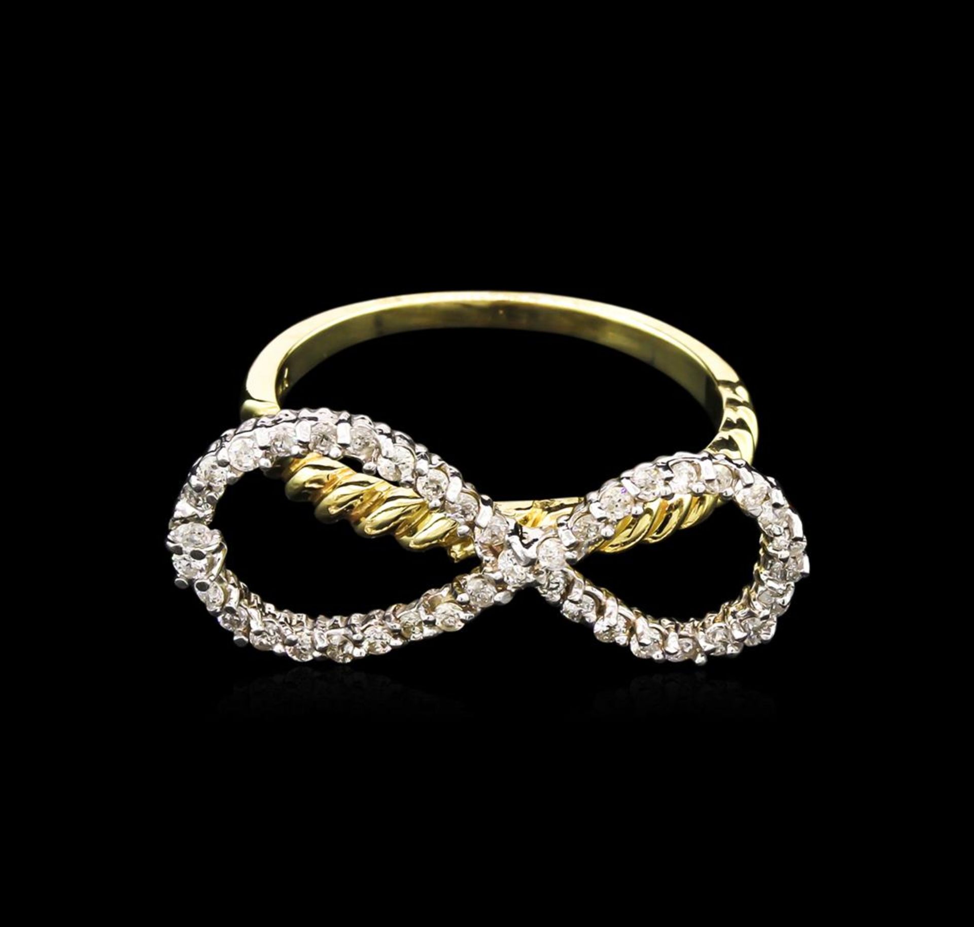 0.35 ctw Diamond Ring - 14KT Two-Tone Gold - Image 2 of 2