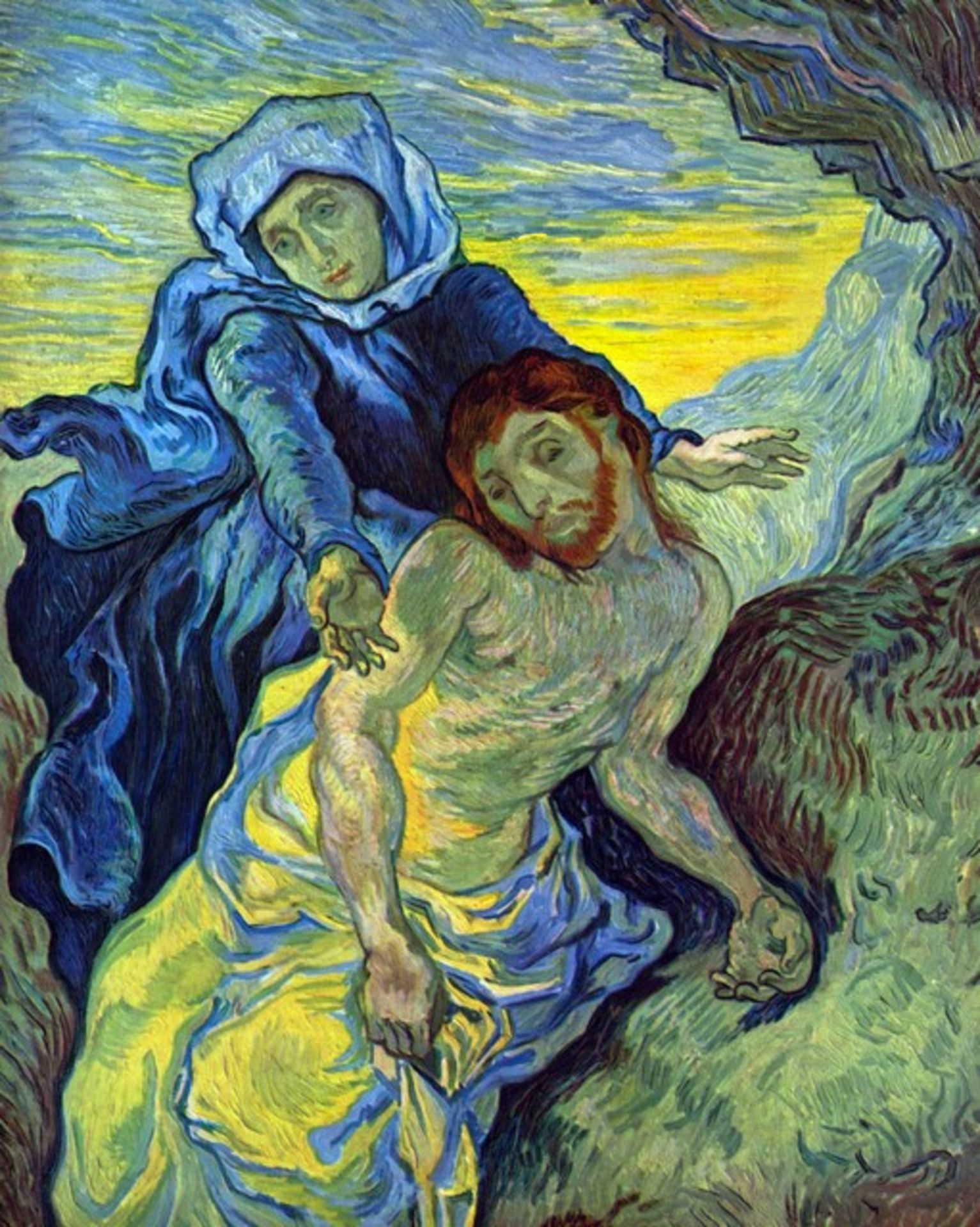 Van Gogh - Pieta (By Eugene Delacroix) By Van Gogh