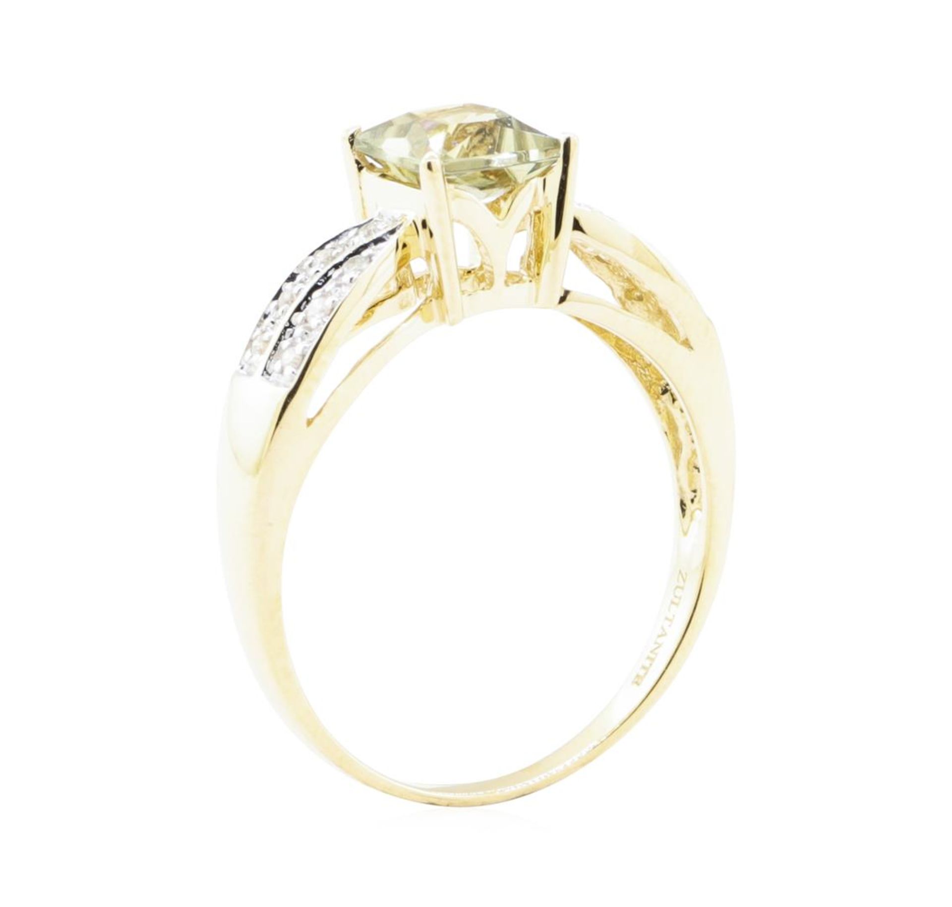 2.12 ctw Zultanite And Diamond Ring - 14KT Yellow Gold - Image 4 of 5