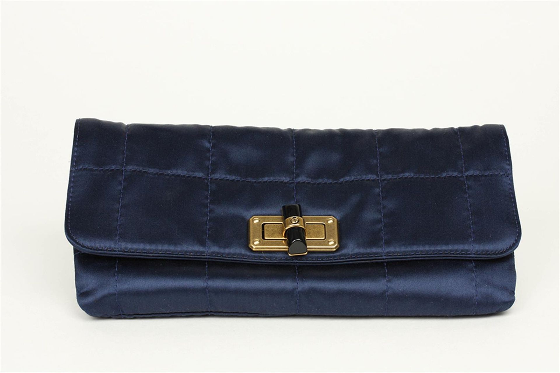 New Lanvin "Happy Popla" Satin Evening Bag/Clutch - Image 3 of 6