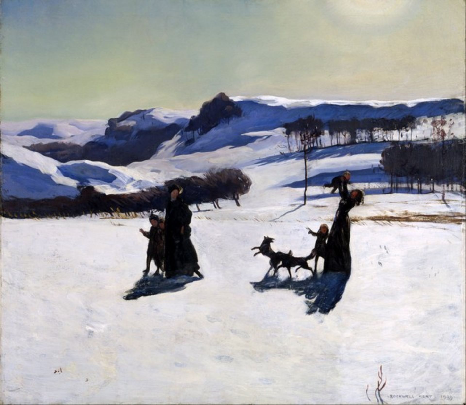 Rockwell Kent - Winter in the Berkshires