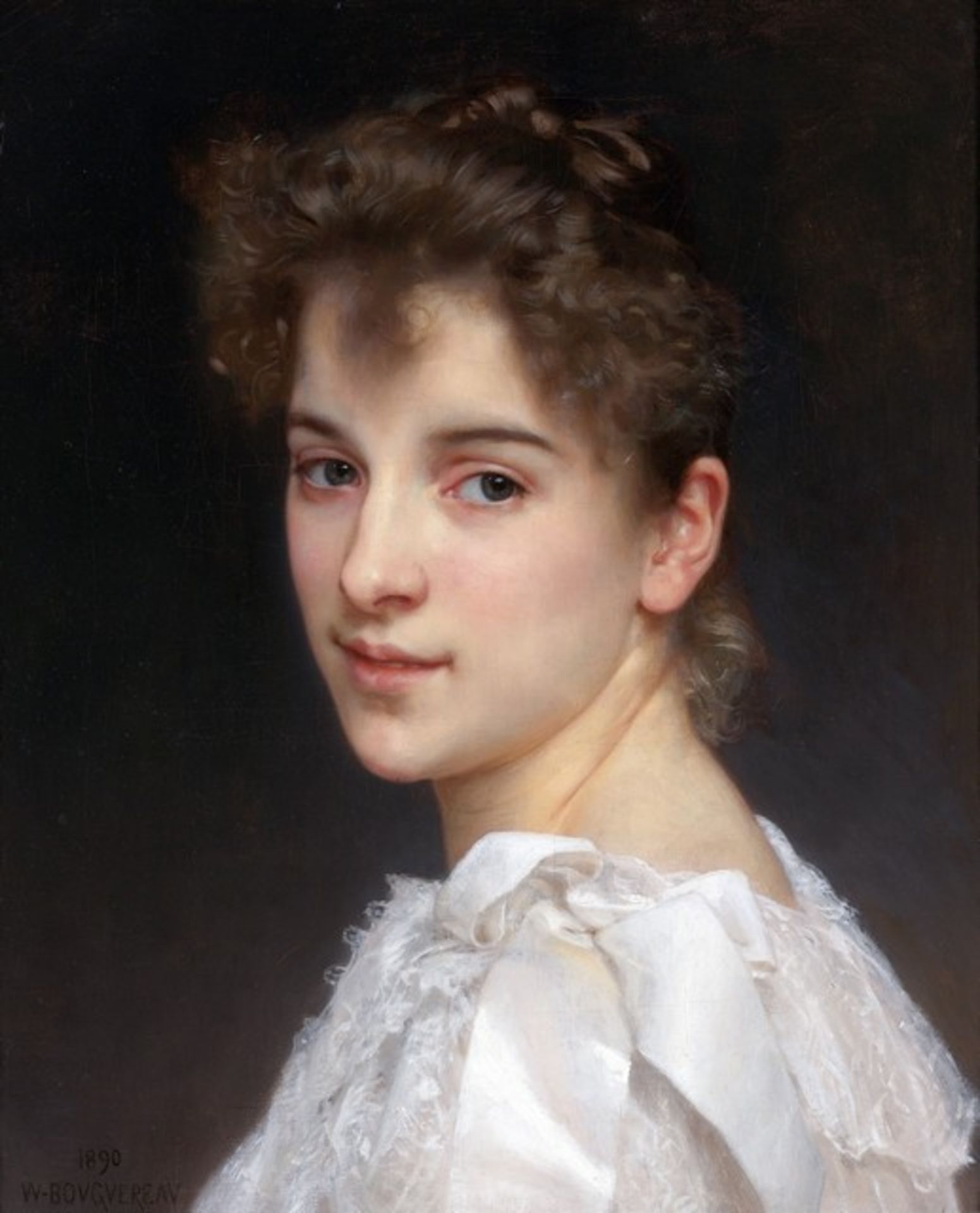 William Bouguereau - Portrait of Gabrielle Cot