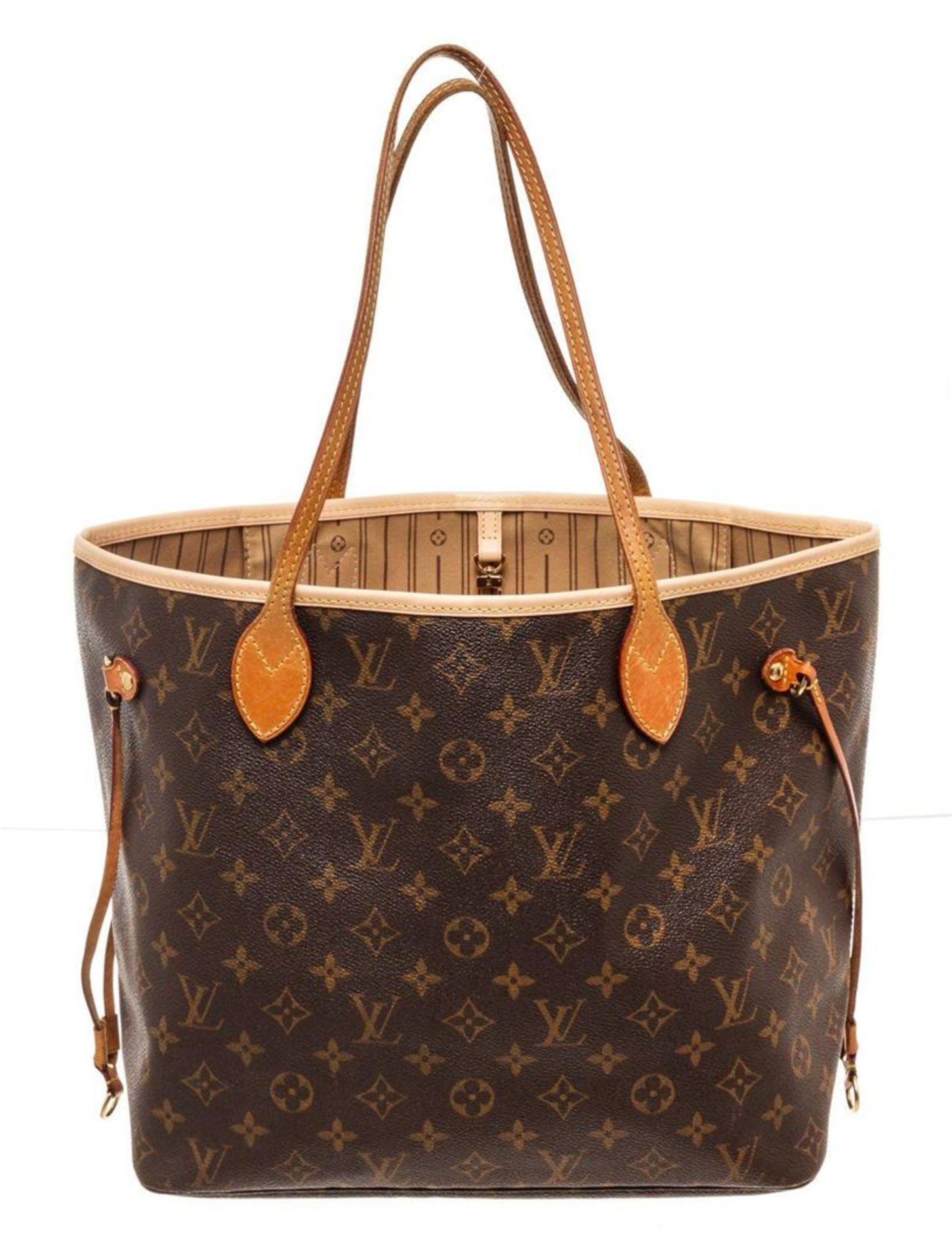 Louis Vuitton Brown Monogram Canvas Neverfull MM Totes Bag