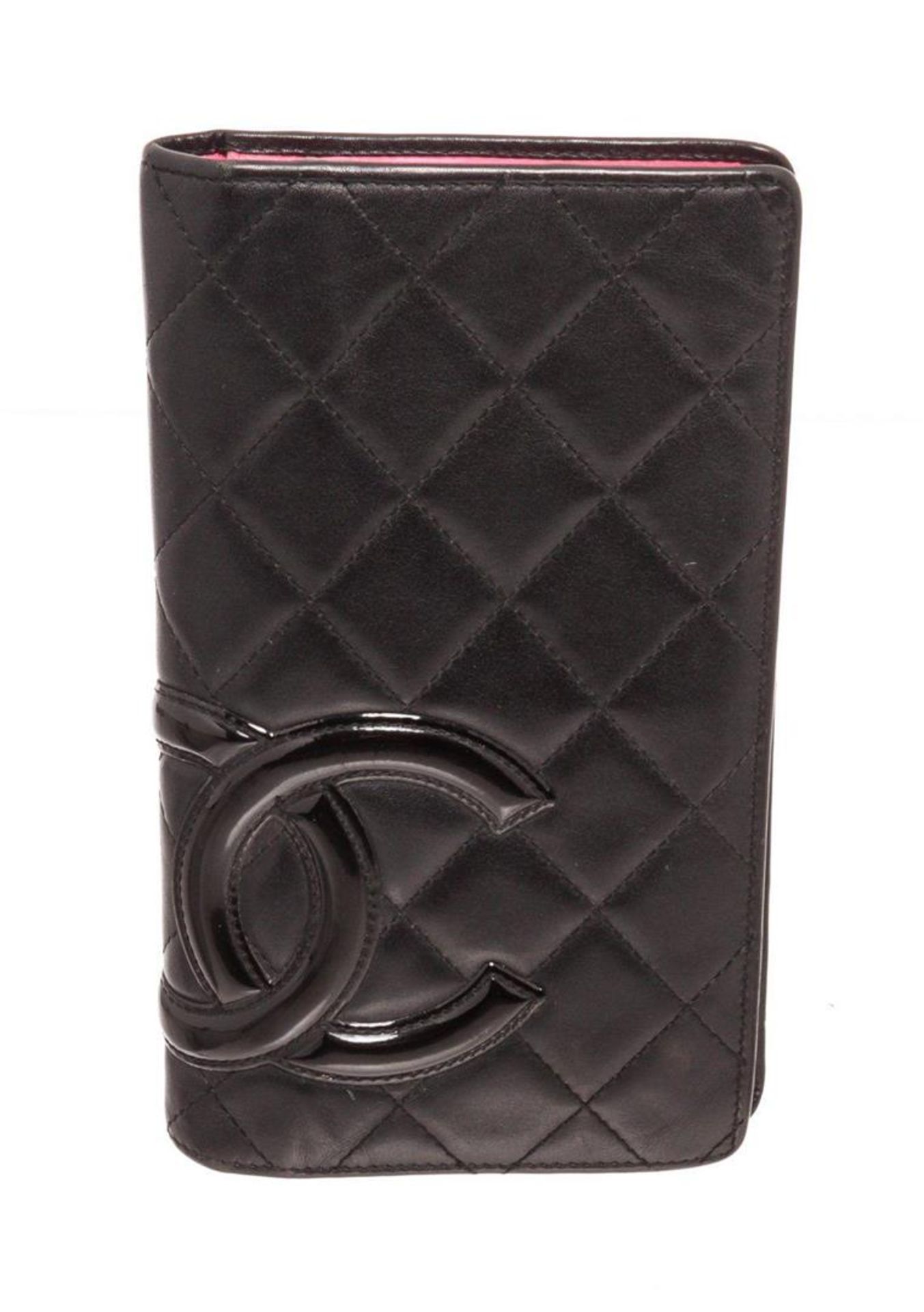 Chanel Black Leather Bifold Long Wallet