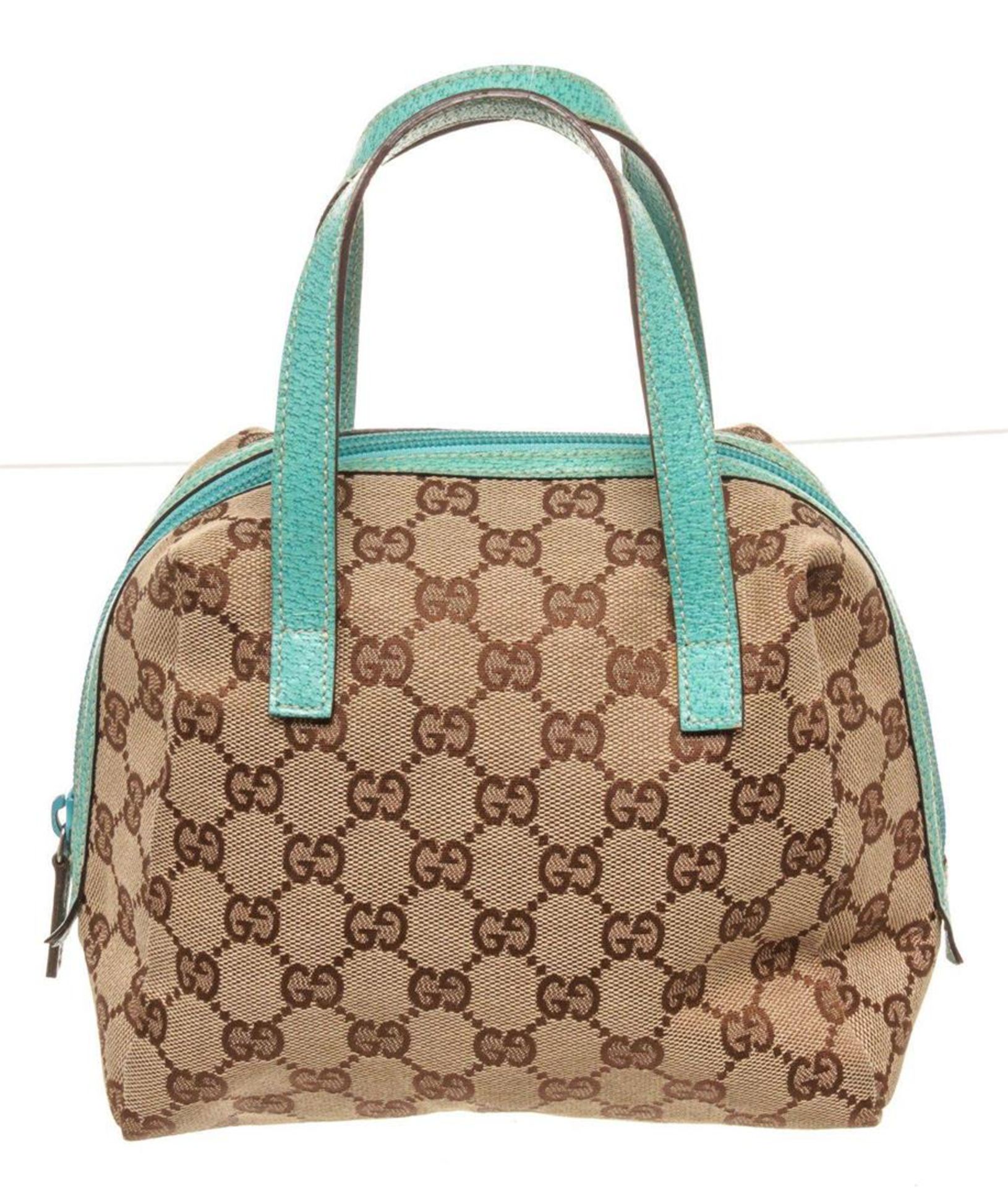 Gucci Brown Canvas Small Handbag