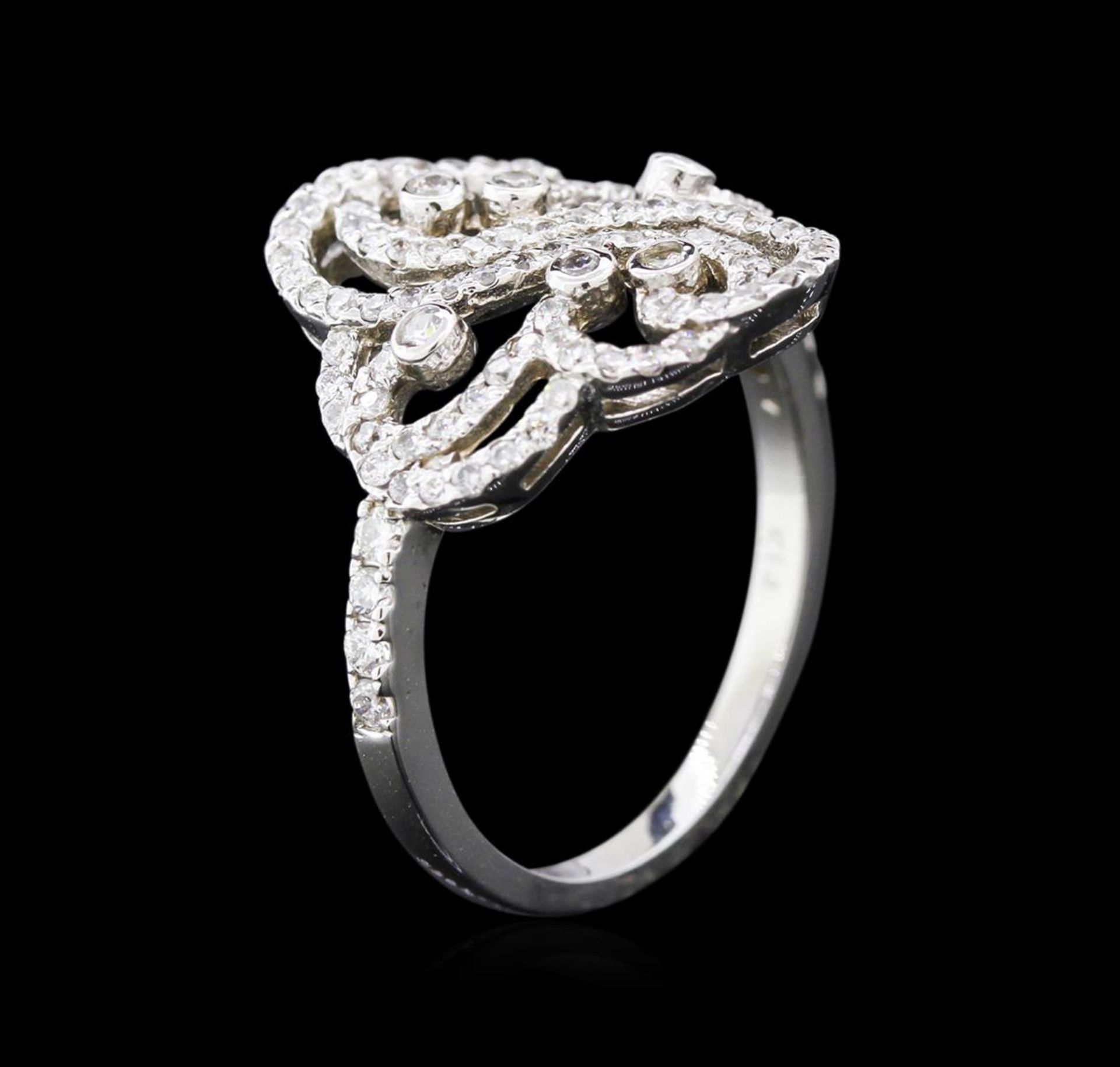 0.50 ctw Diamond Ring - 14KT White Gold - Image 3 of 3