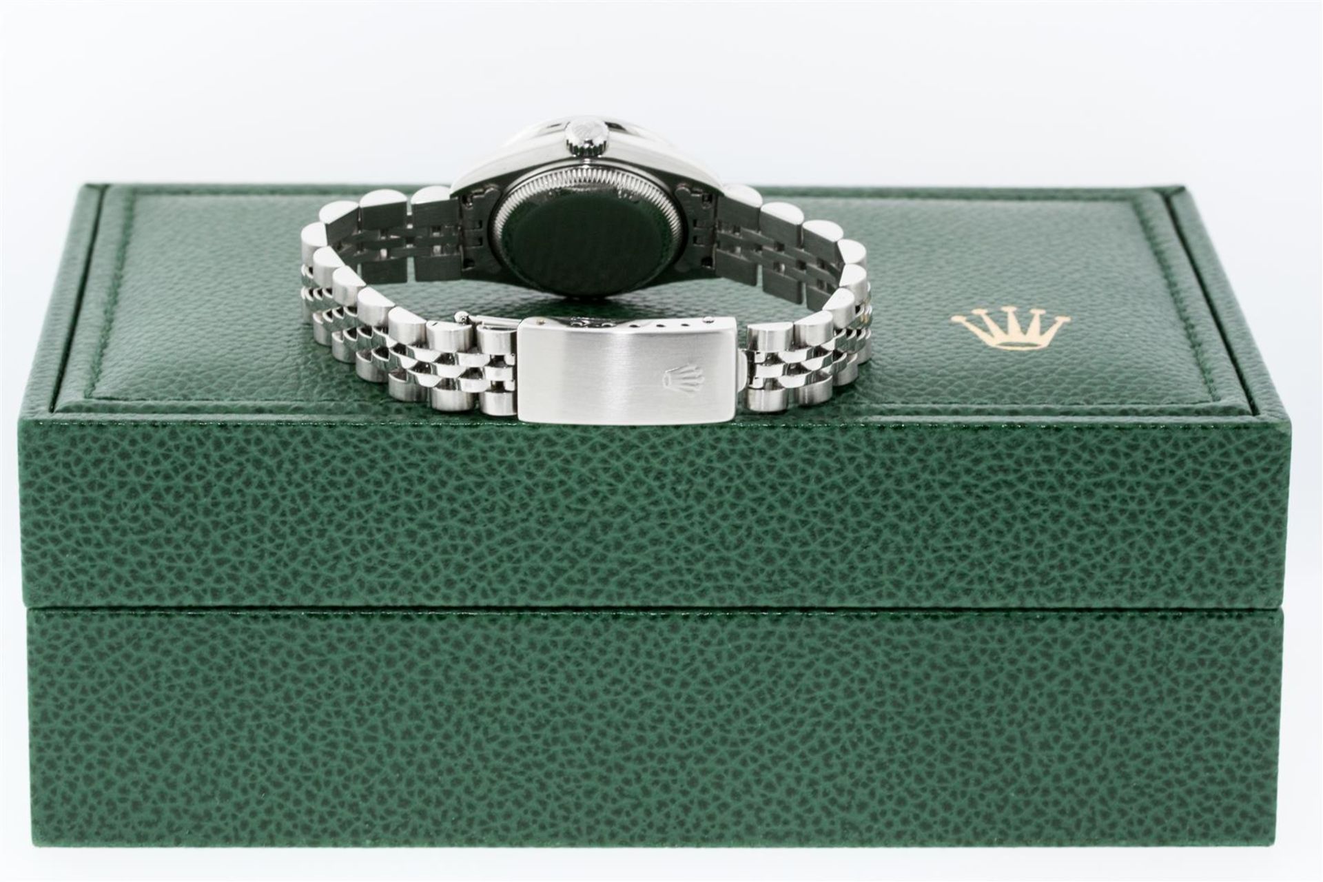 Rolex Ladies Stainless Steel Quickset Meteorite Diamond Lugs Jubilee Datejust Wr - Image 8 of 9