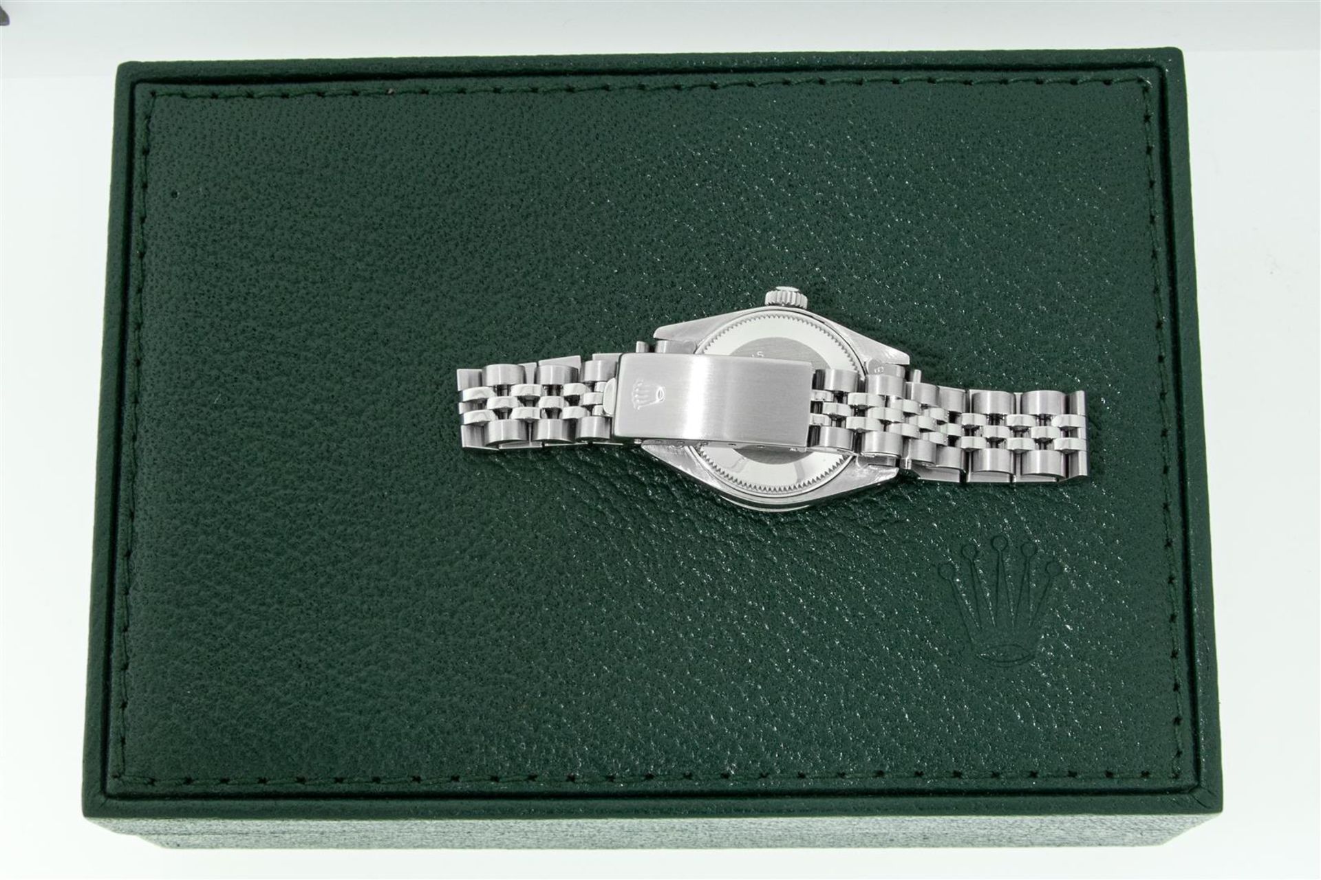 Rolex Ladies Stainless Steel 26MM Red Diamond Lugs 26MM Datejust Wristwatch With - Image 7 of 9