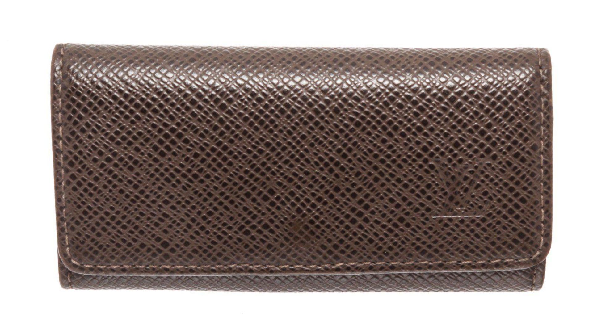 Louis Vuitton Brown 4 key Holder Wallet