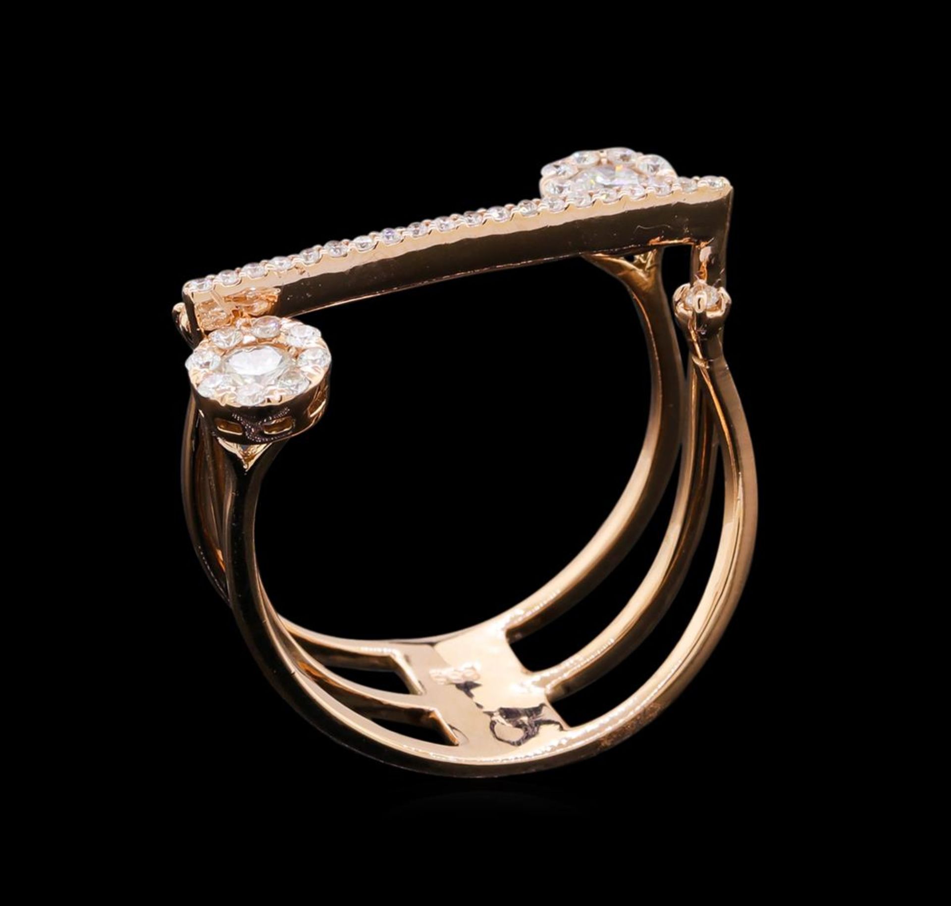 0.68 ctw Diamond Ring - 14KT Rose Gold - Image 4 of 4