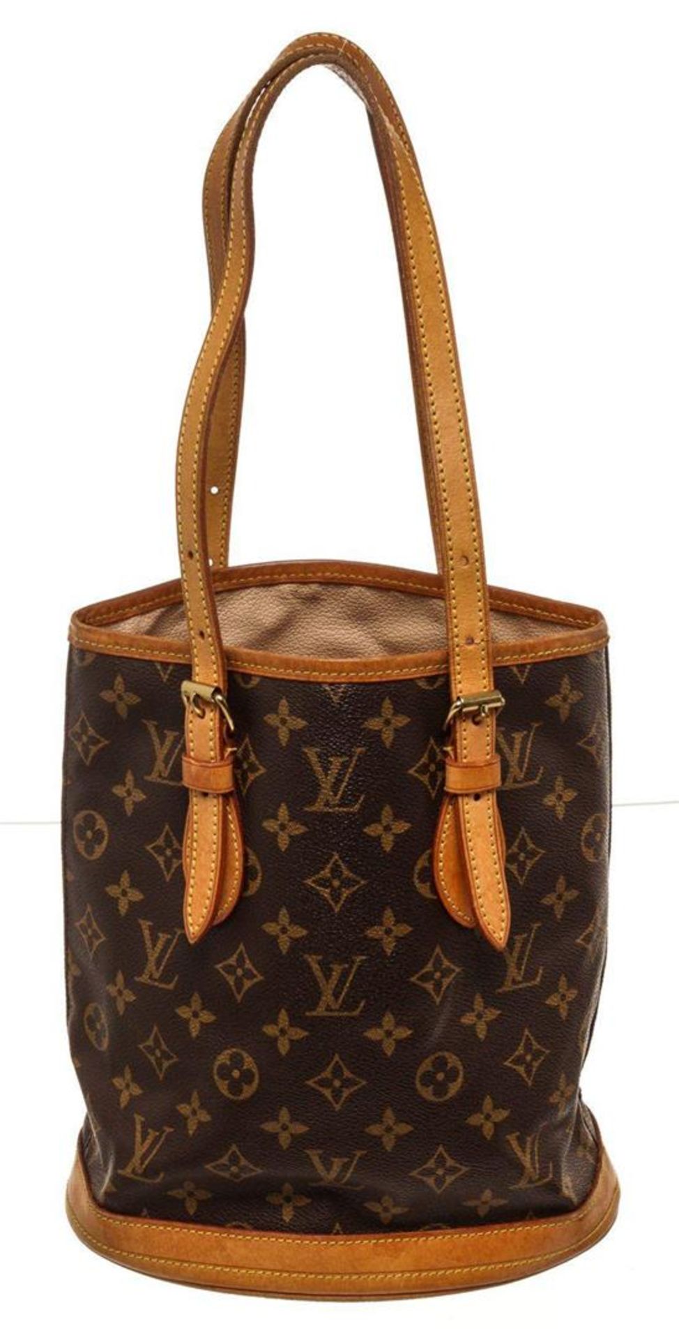 Louis Vuitton Brown Monogram PM Bucket Bag