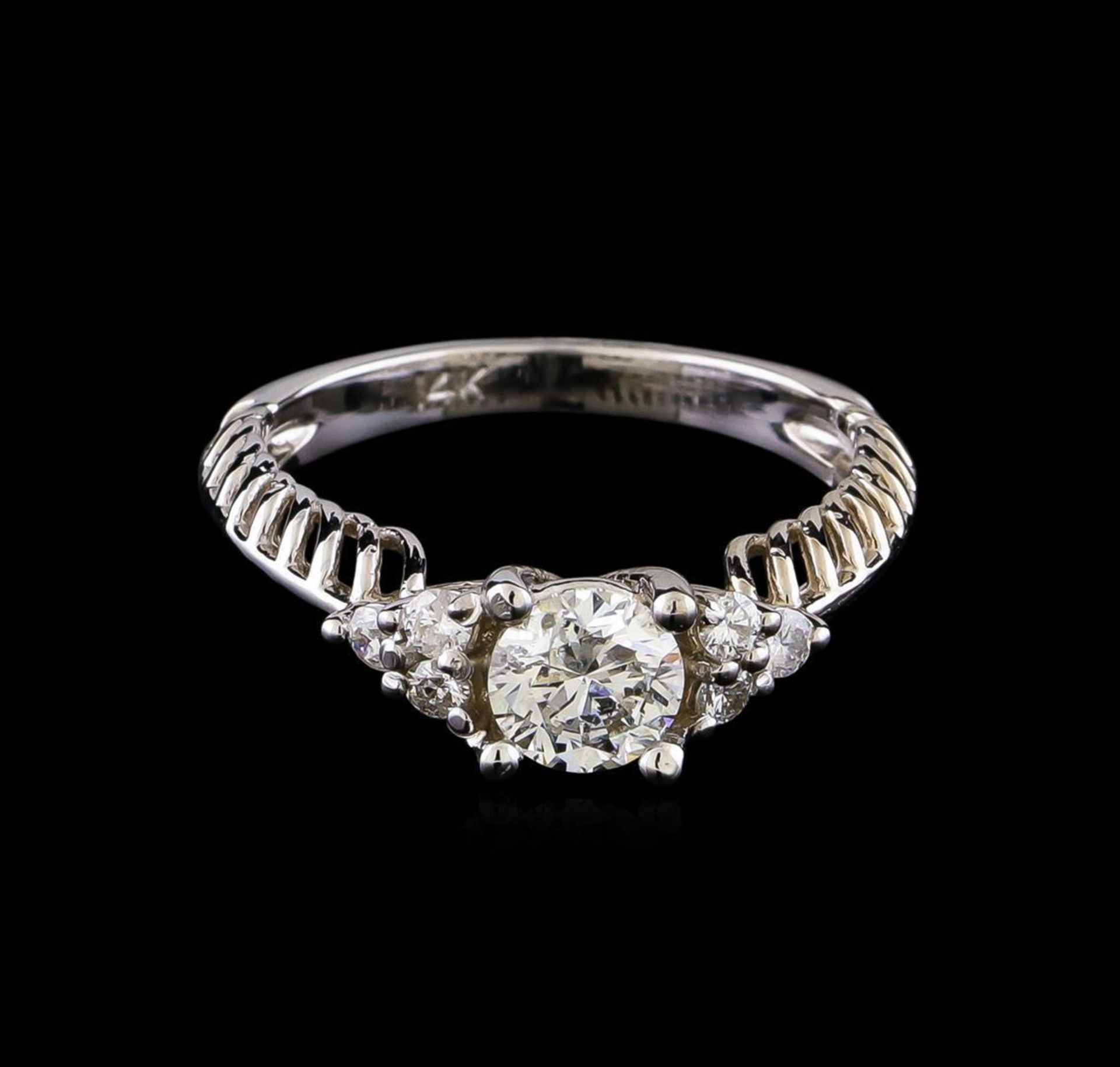 0.90 ctw Diamond Ring - 14KT White Gold - Image 2 of 5