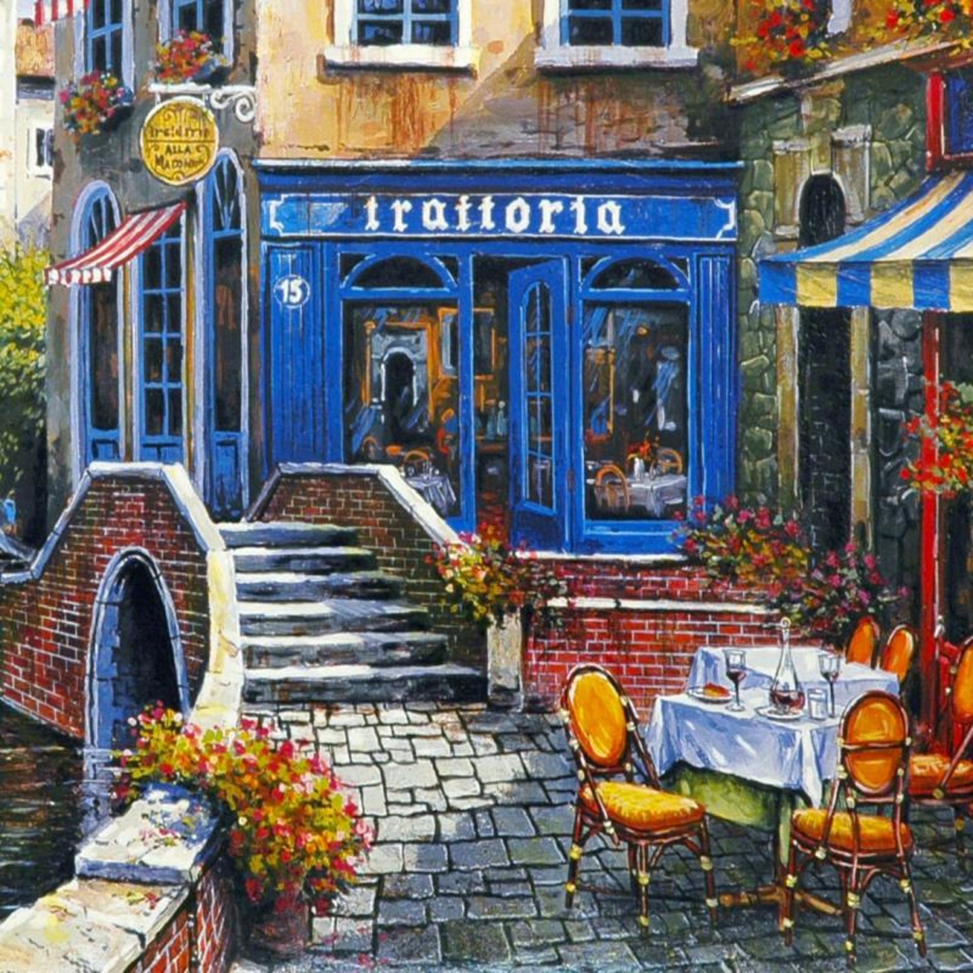 Outdoor Cafe by Metlan, Anatoly - Image 2 of 2