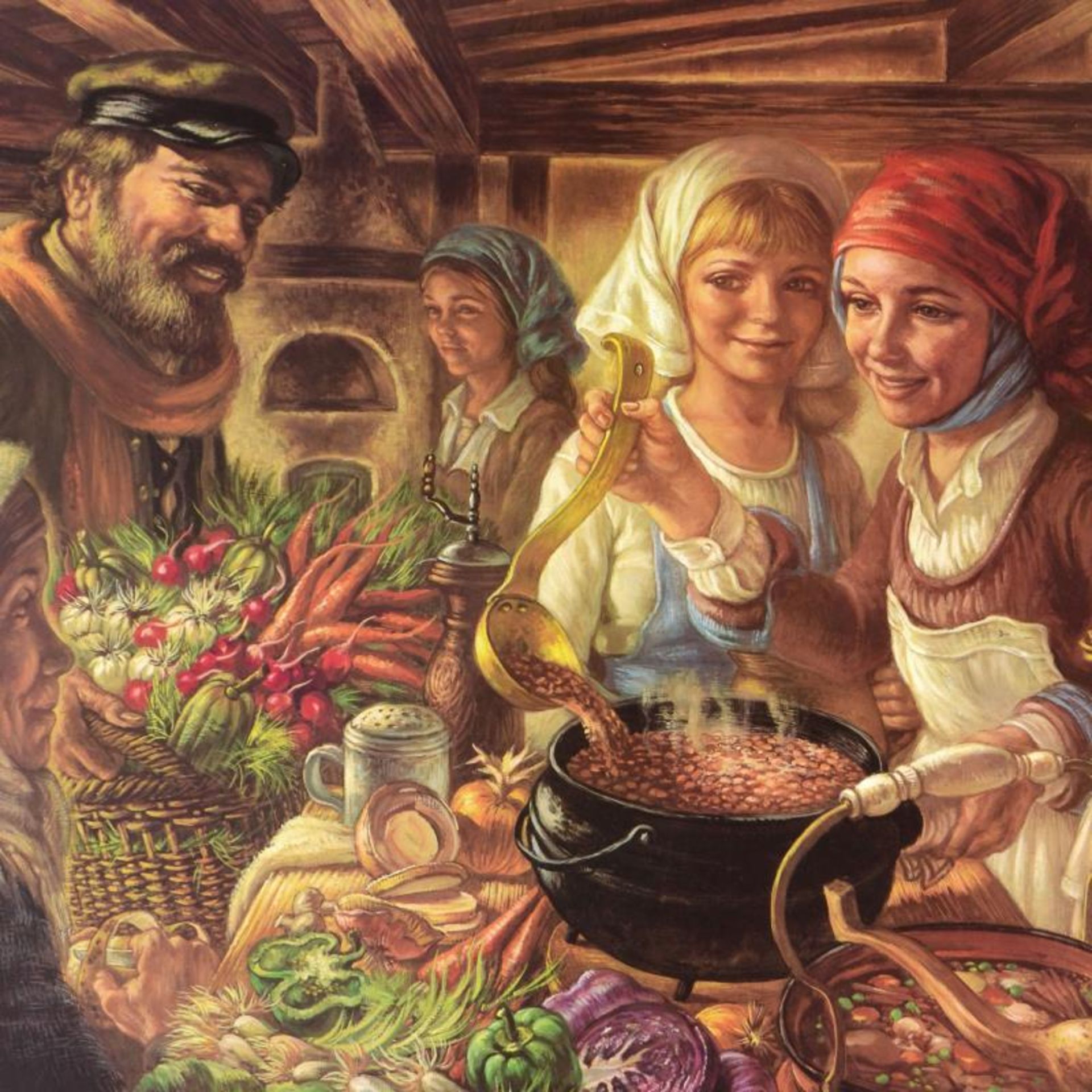 Making of the Cholent by Virginia Dan (1922-2014) - Image 2 of 2