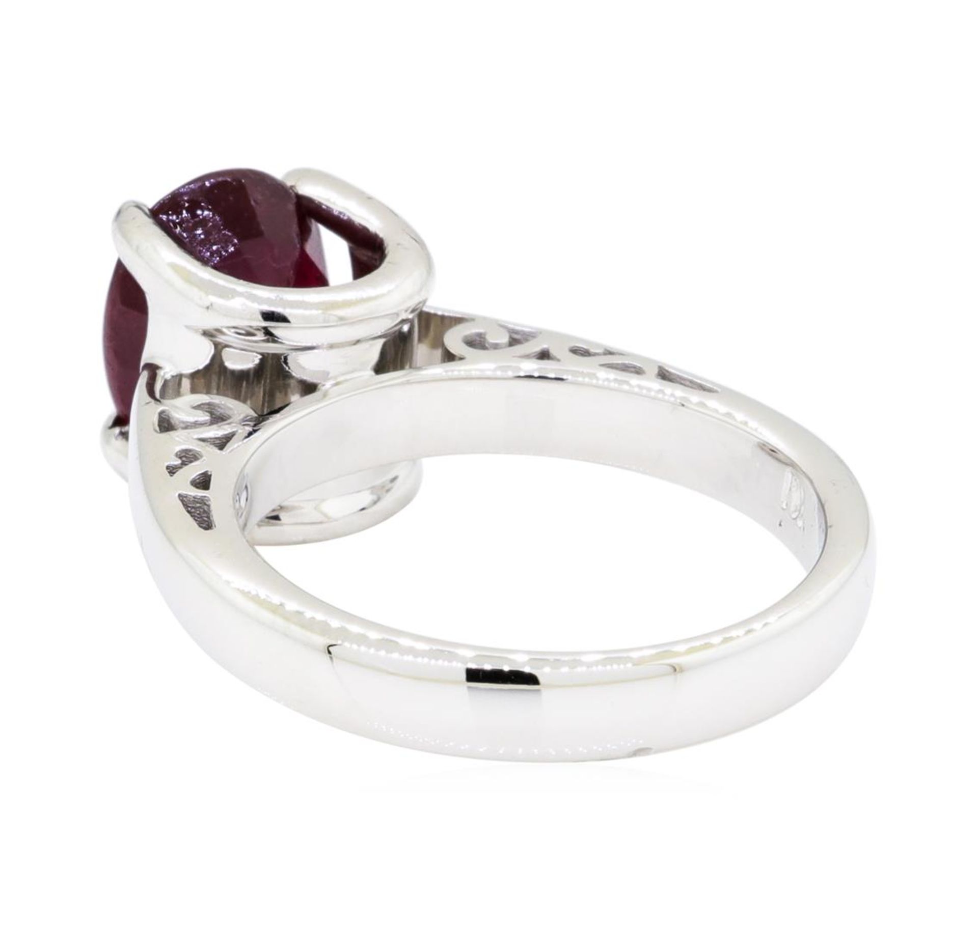 3.33 ct Ruby Ring - 18KT White Gold - Image 3 of 5