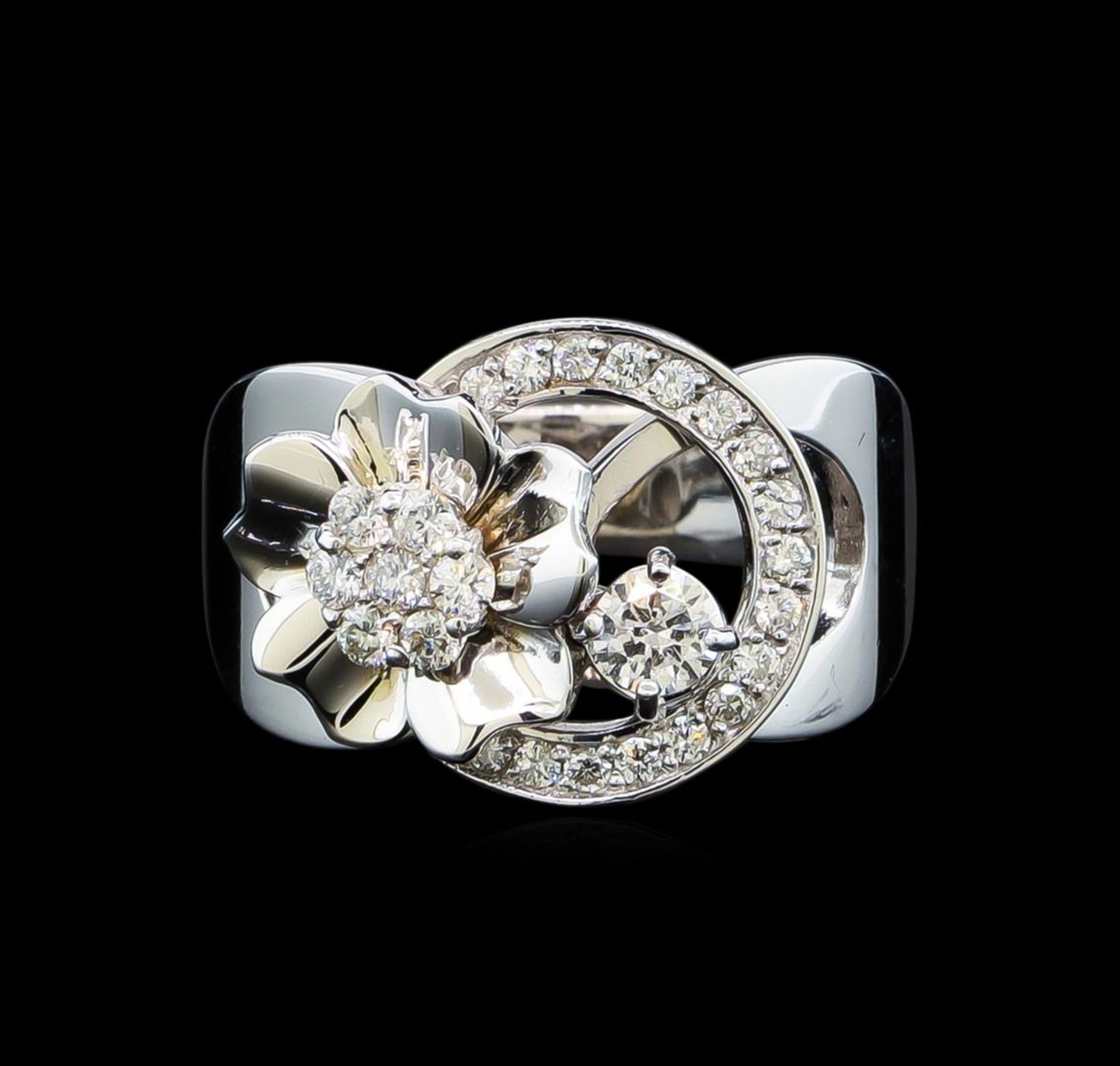 0.50 ctw Diamond Ring - 14KT White Gold - Image 2 of 4