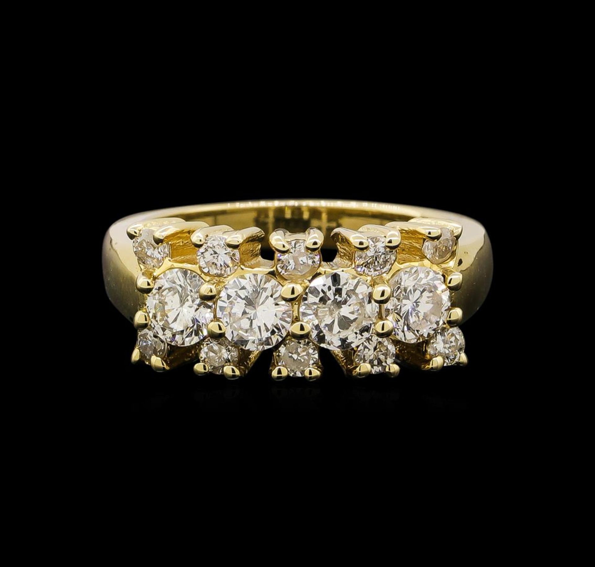 14KT Yellow Gold 1.28 ctw Diamond Ring - Image 2 of 5