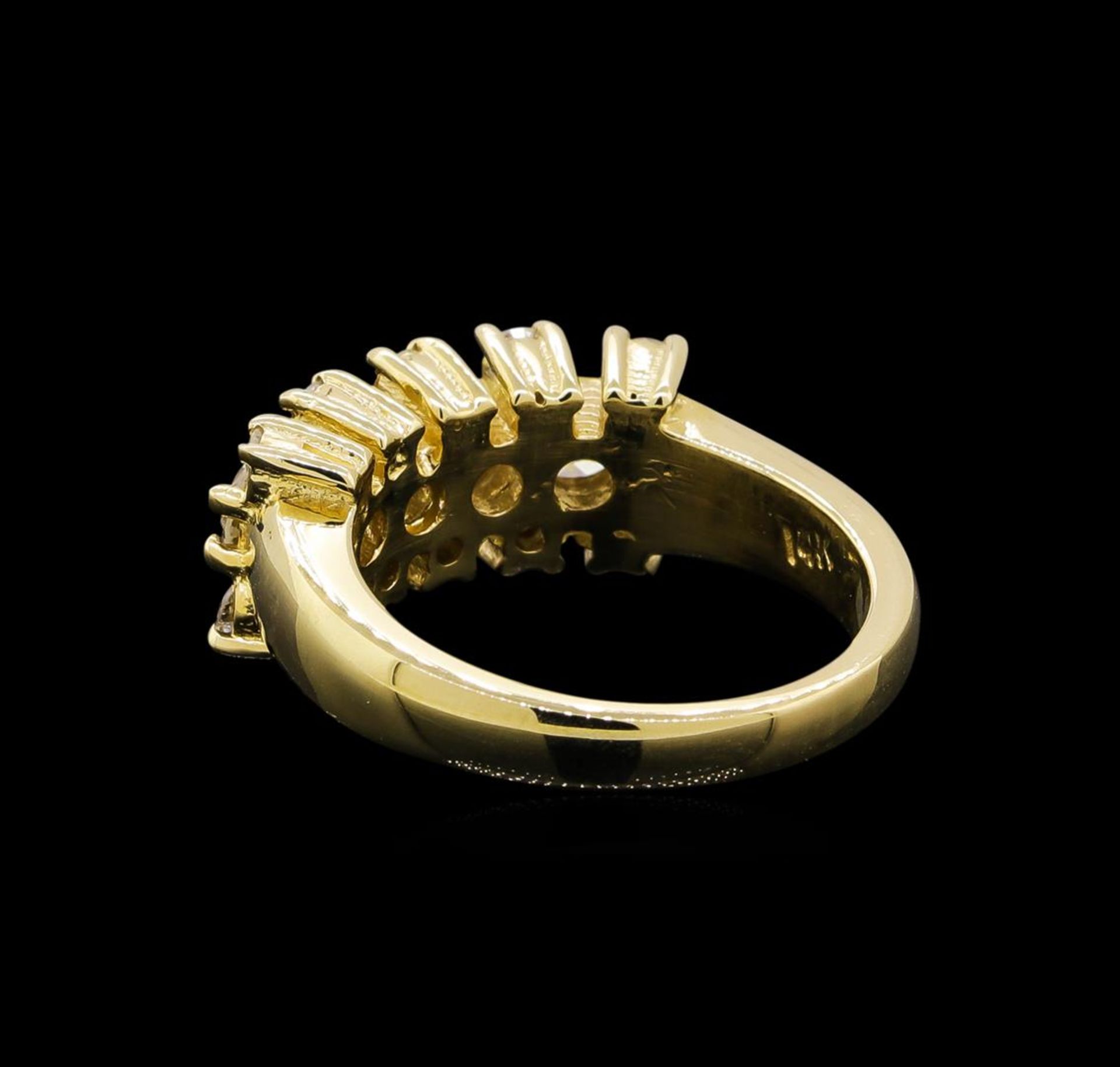 14KT Yellow Gold 1.28 ctw Diamond Ring - Image 3 of 5