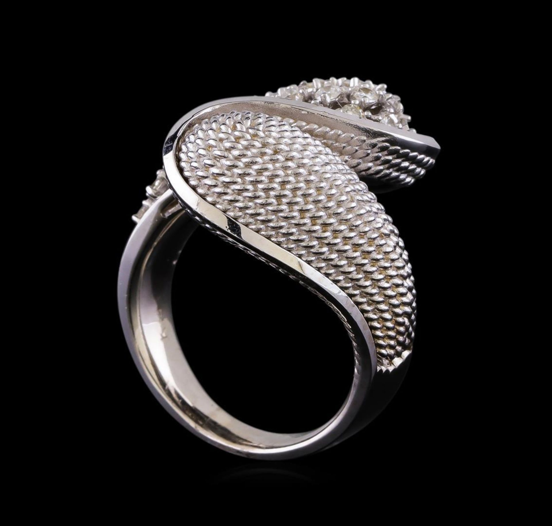 0.95 ctw Diamond Ring - 14KT White Gold - Image 4 of 5