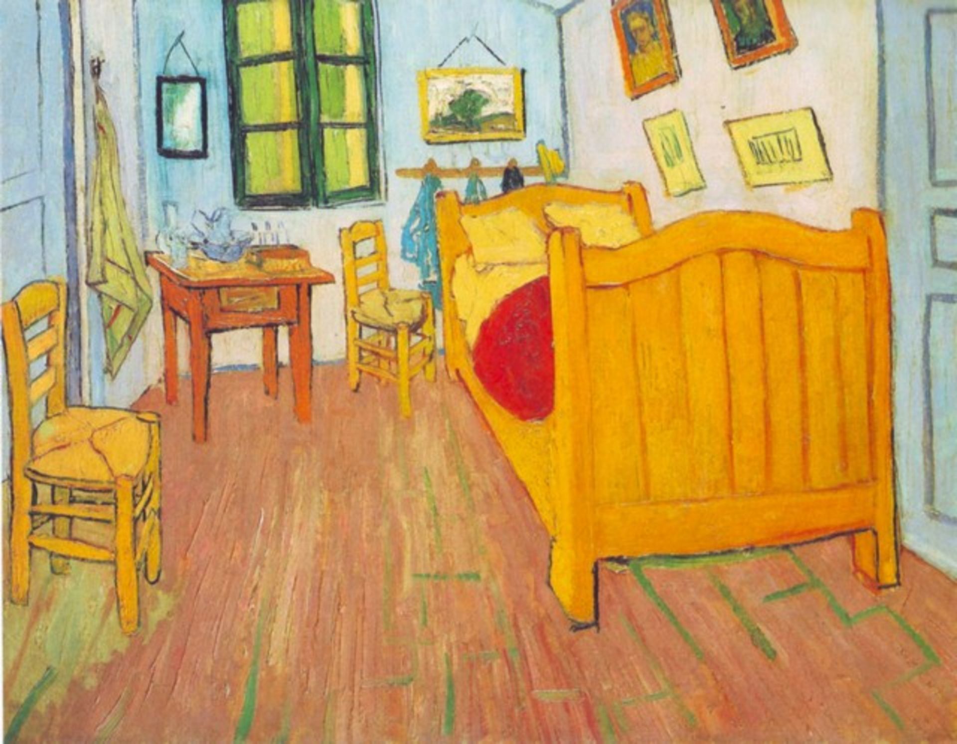 Van Gogh - The Bedroom In Arles. Saint-Remy