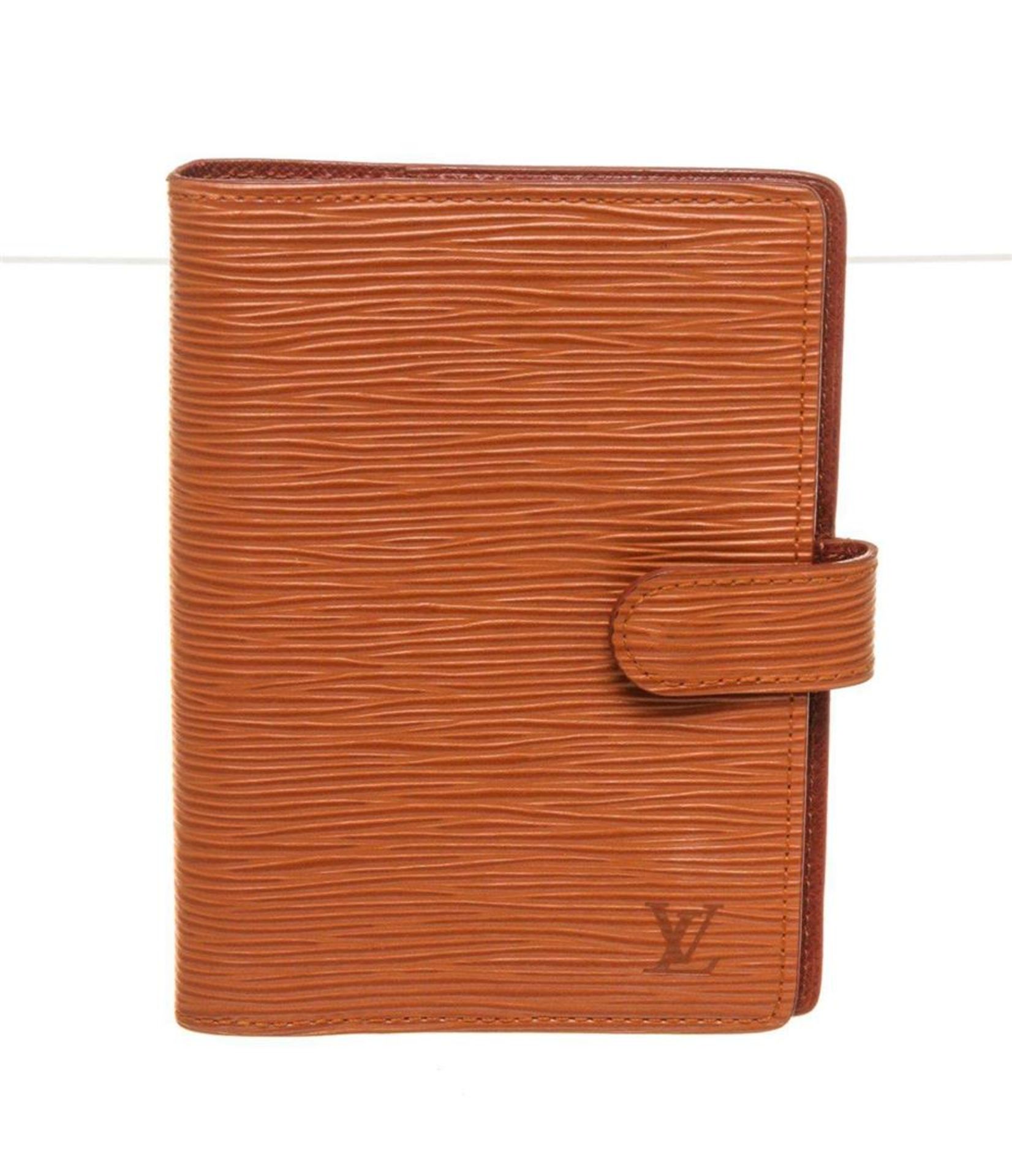 Louis Vuitton Red Epi Leather Agenda Wallet