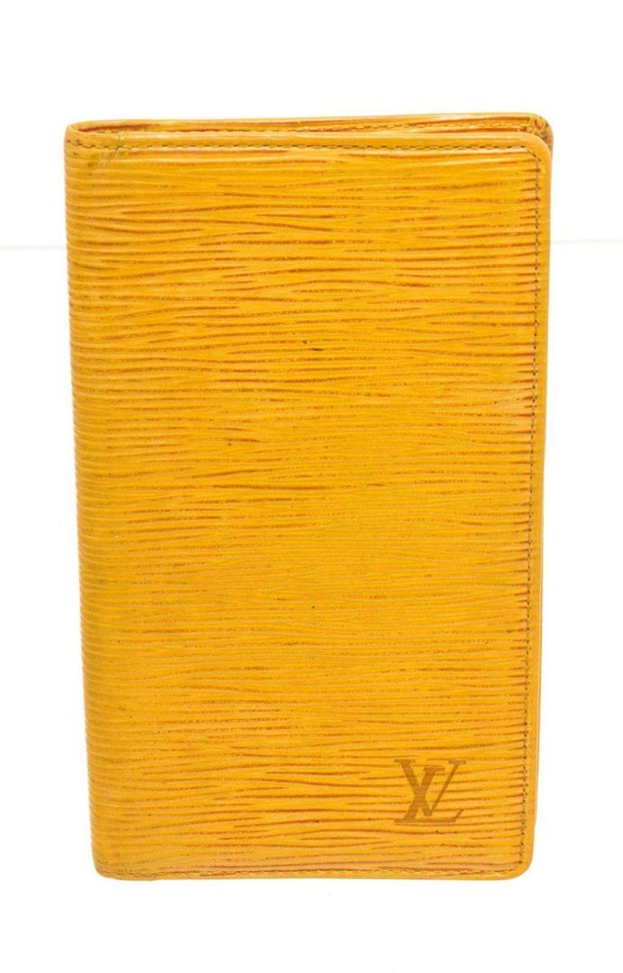 Louis Vuitton Yellow Epi Leather Long Card Wallet