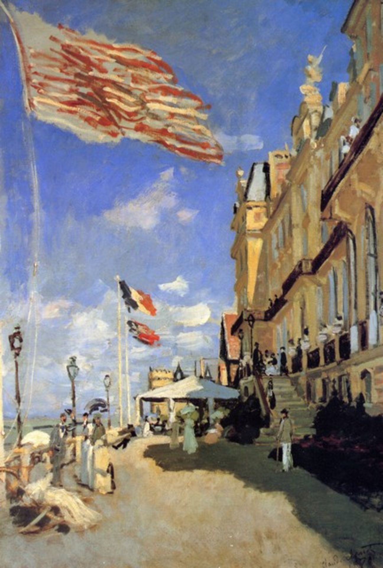 Claude Monet - Hotel de Roches Noires a Trouville