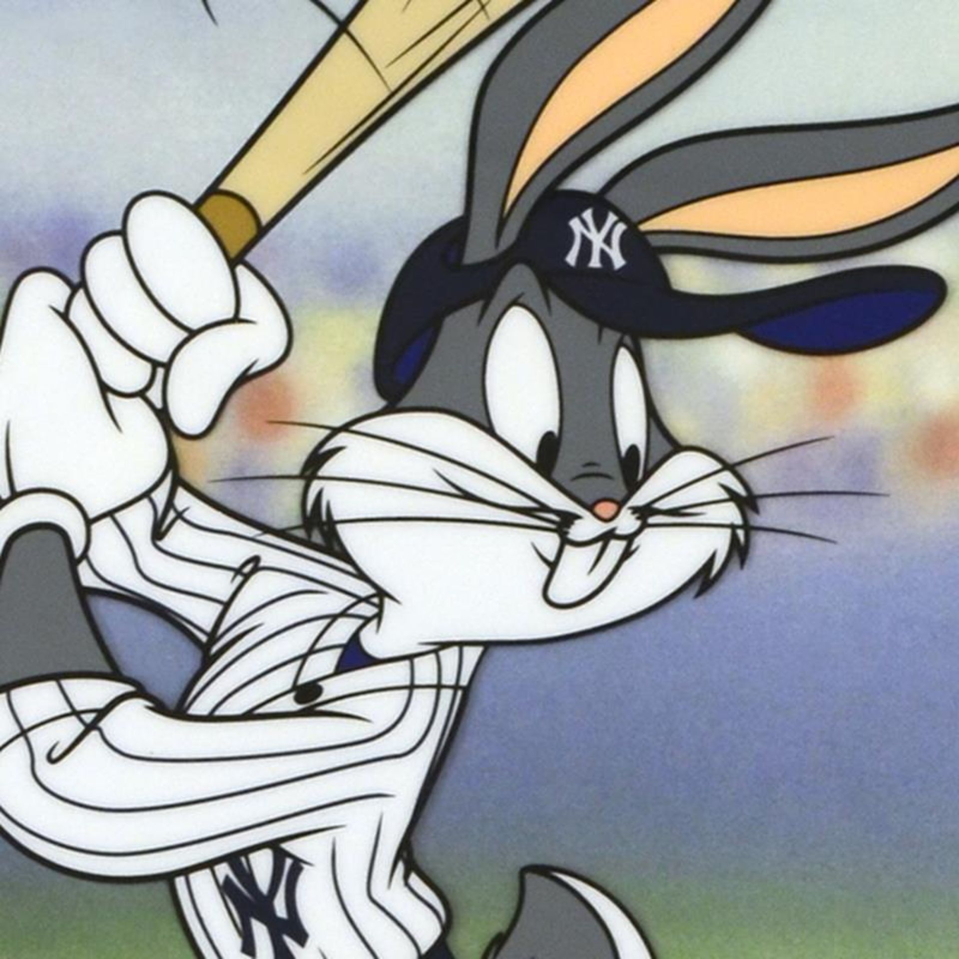 Bugs Bunny at Bat for the Yankees by Looney Tunes - Image 2 of 2