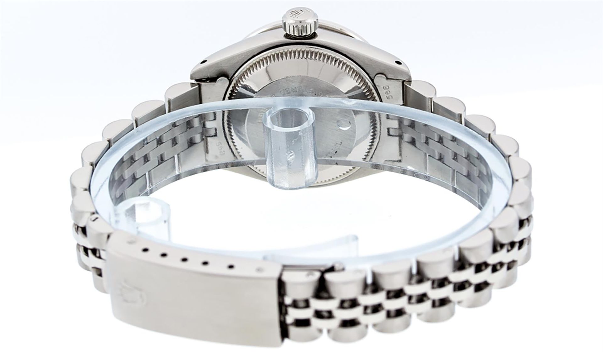 Rolex Ladies Stainless Steel Silver Roman 26MM Oyster Perpetual Datejust Wristwa - Image 9 of 9