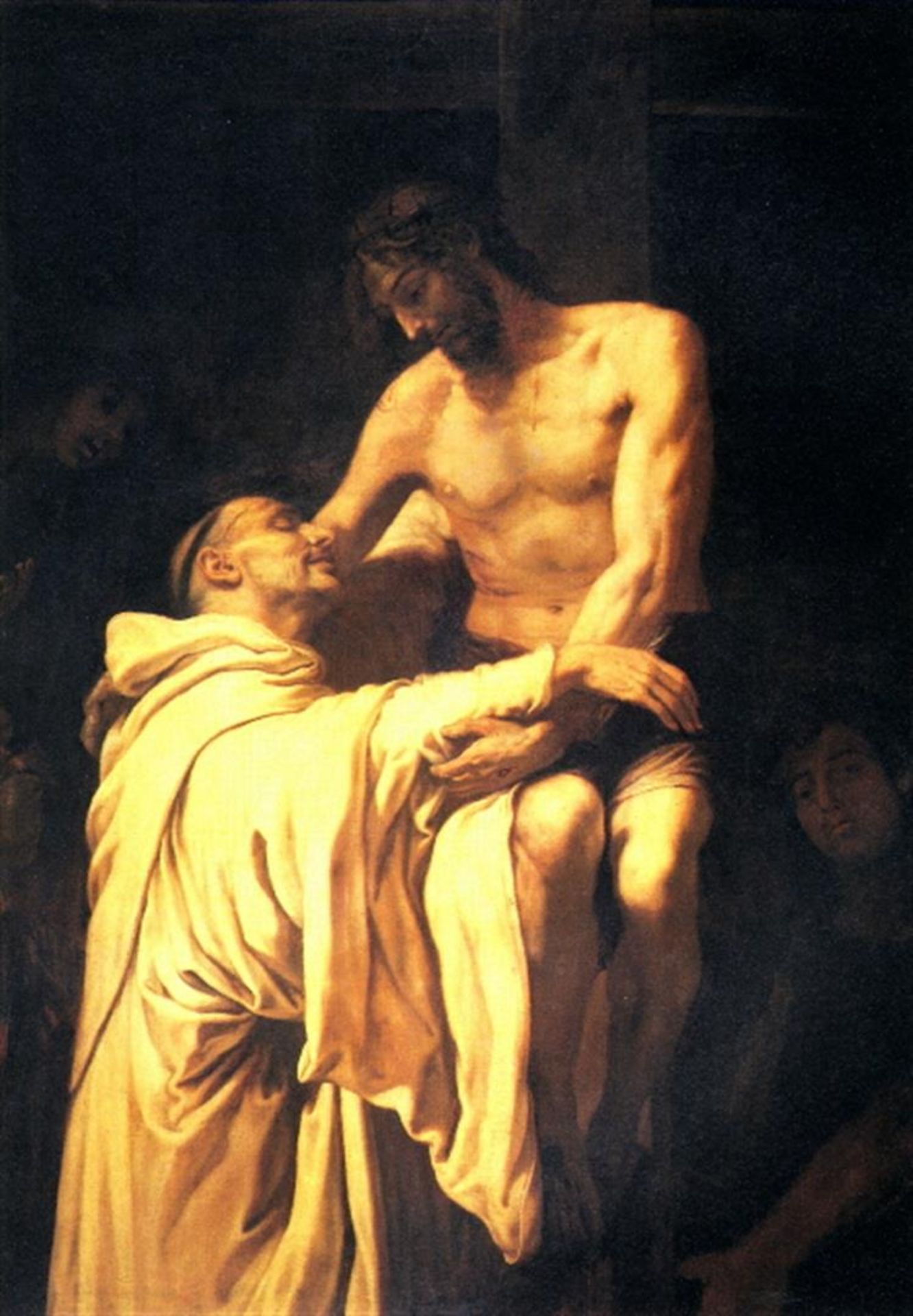 Francesco Ribalta - Christ Embracing St. Bernard