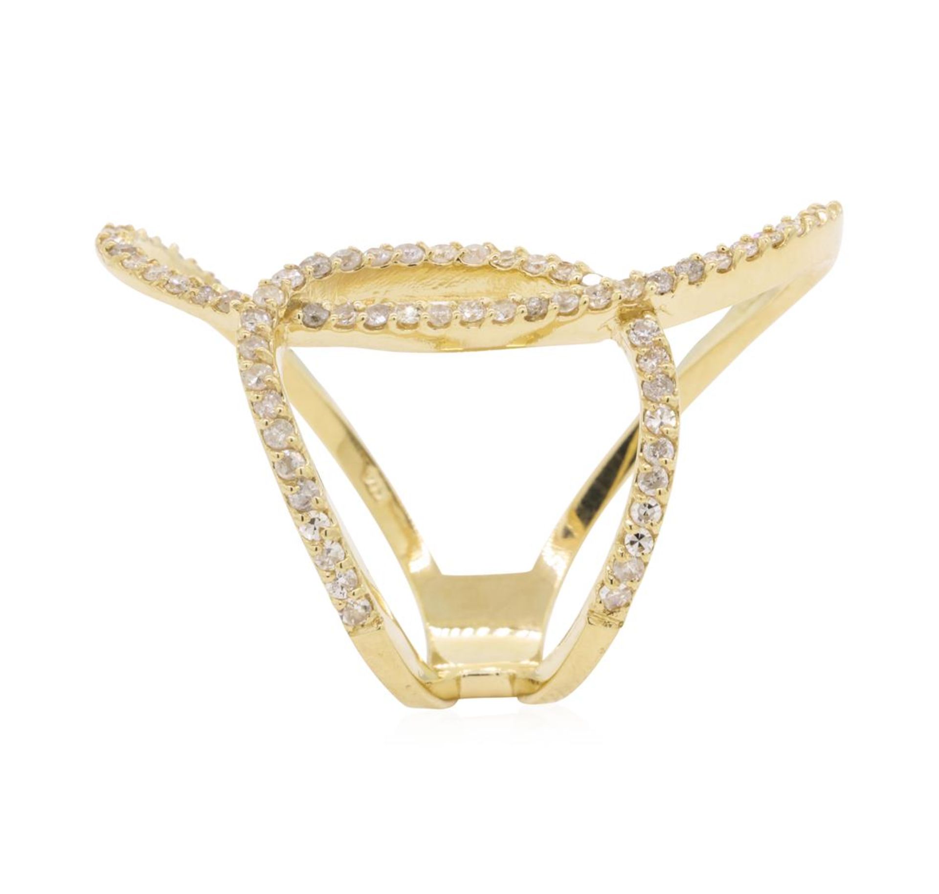 0.75 ctw Diamond Ring - 14KT Yellow Gold