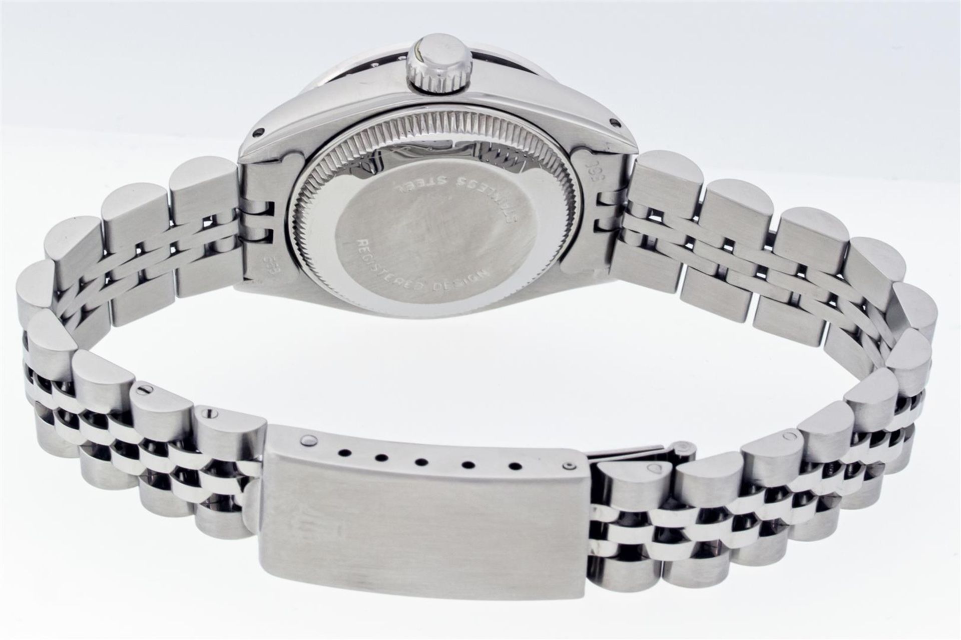 Rolex Ladies Stainless Steel Silver Star Diamond Datejust Wristwatch - Image 8 of 9