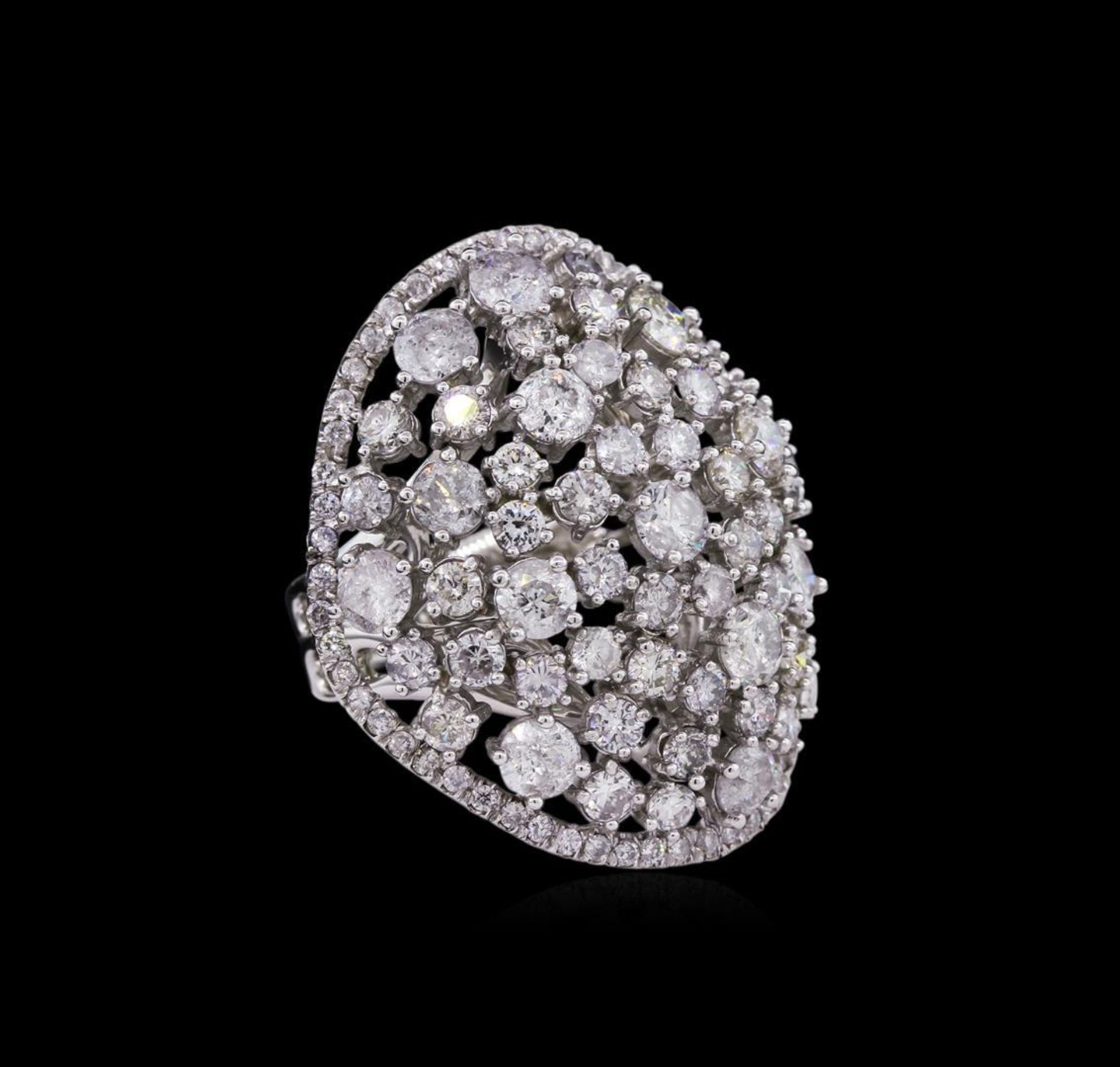 14KT White Gold 6.74 ctw Diamond Ring