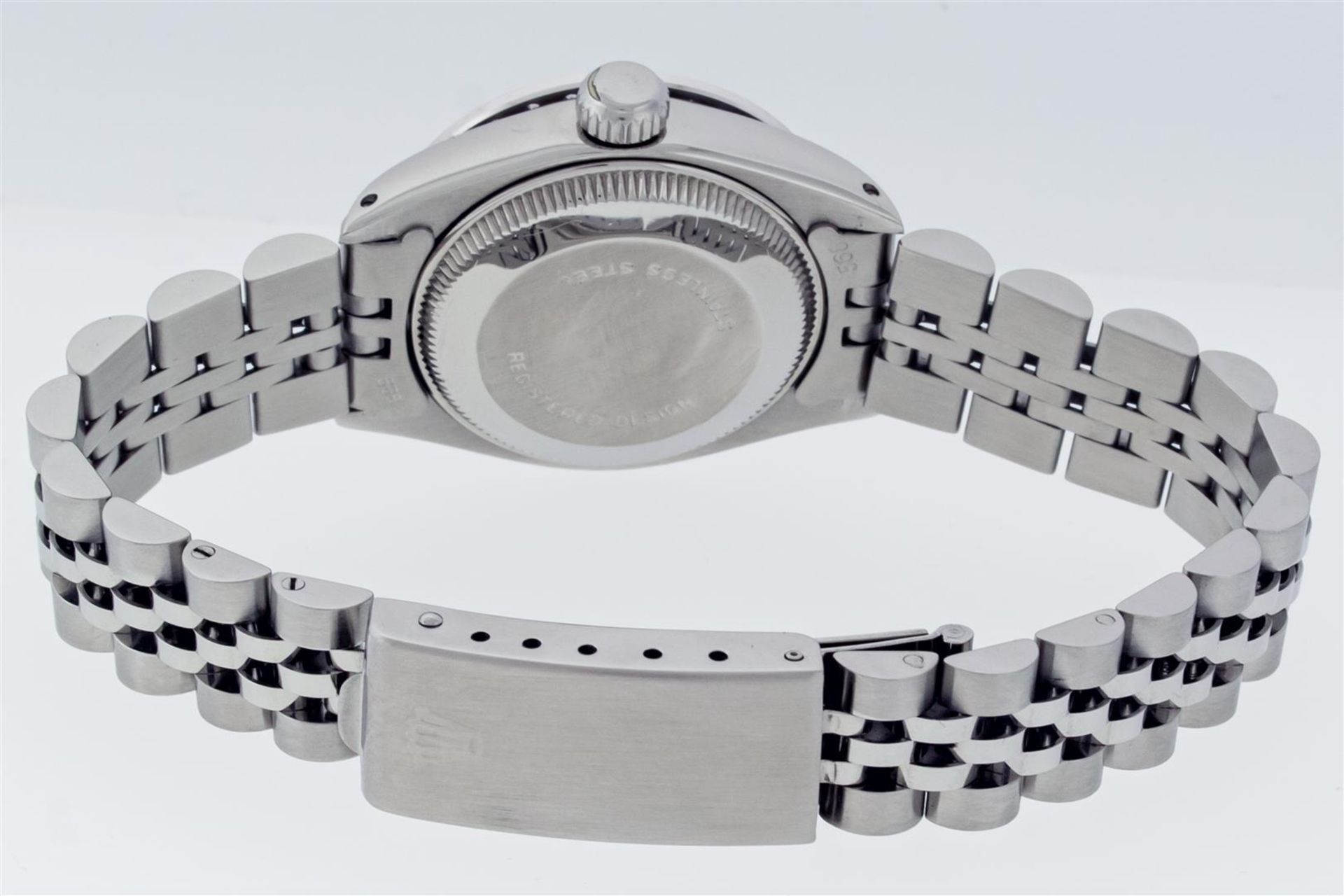 Rolex Ladies Stainless Steel Silver Star Diamond Datejust Wristwatch - Image 6 of 9