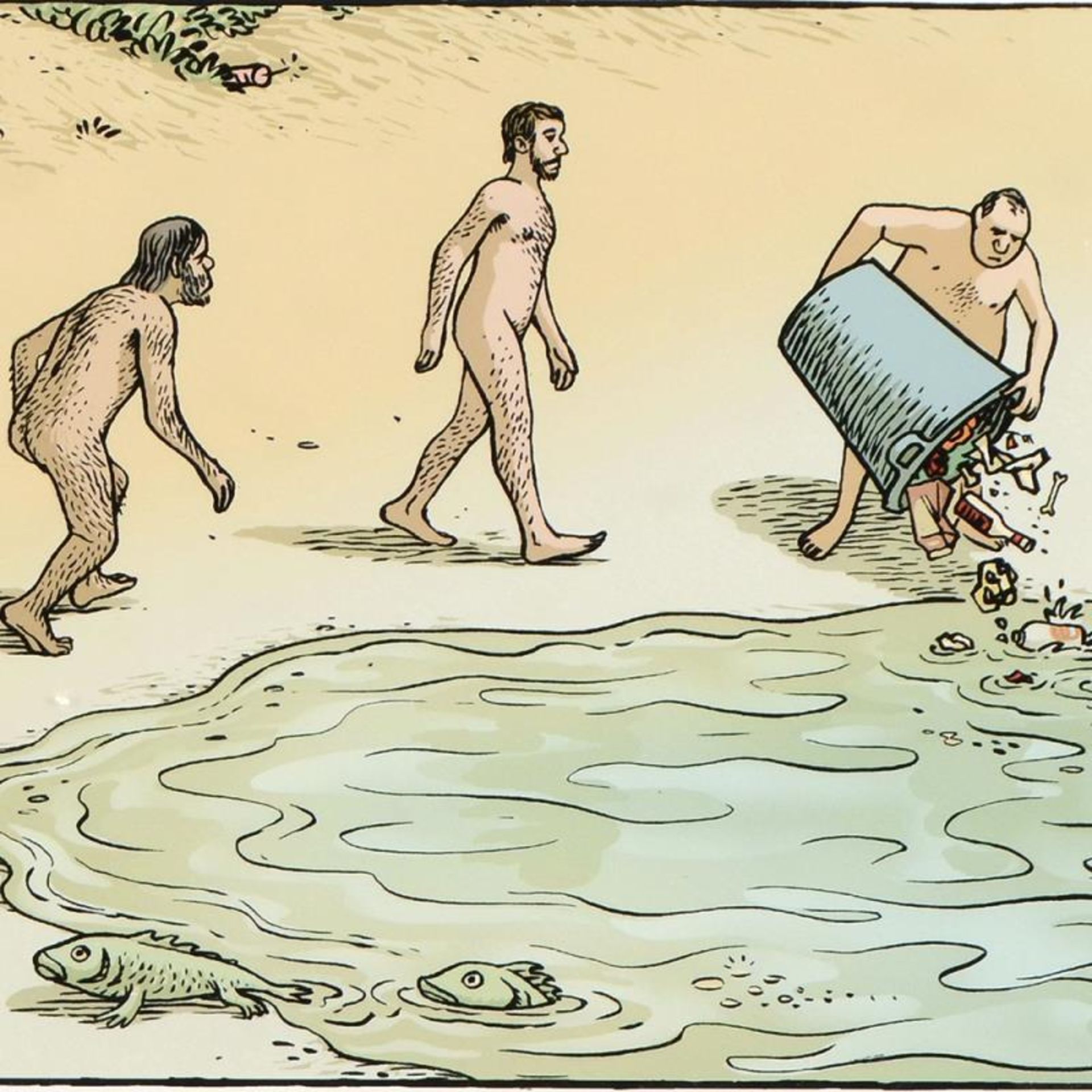 Evolution Trash by Bizarro - Image 2 of 2