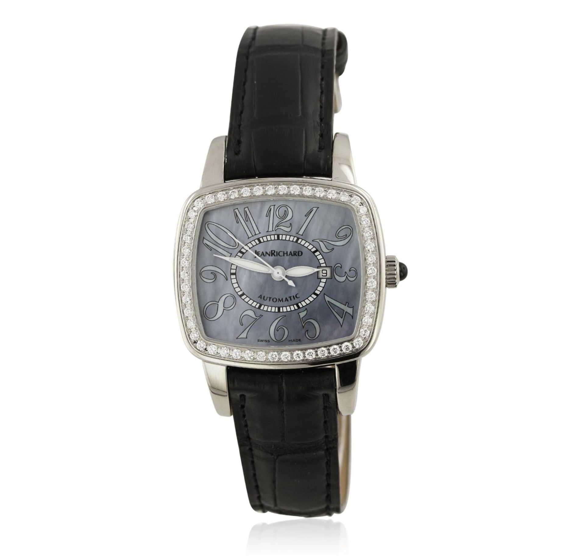 Jean Richard Stainless Steel Diamond Ladies Watch