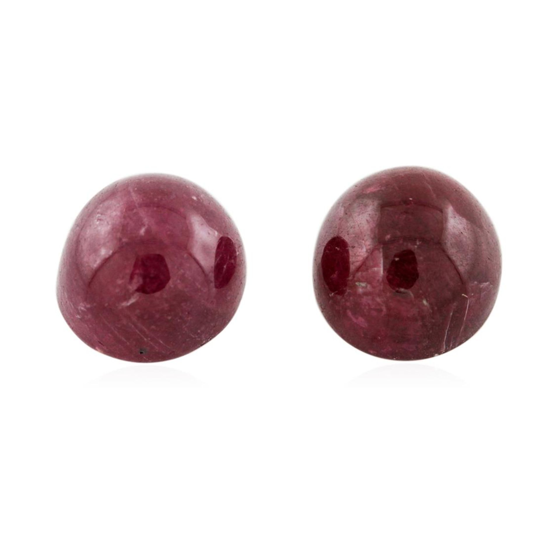 25.58ctw. Cabochon Cut Ruby Parcel