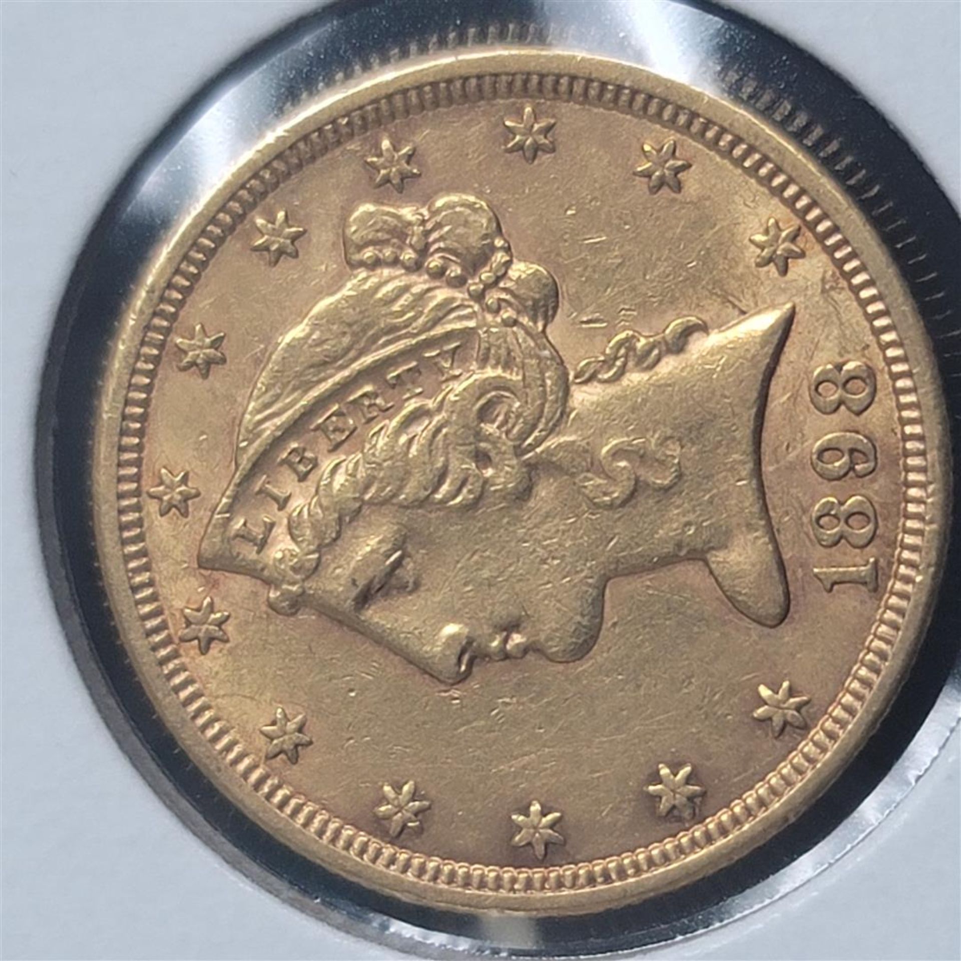 1898-S $5 Liberty Head Half Eagle AU