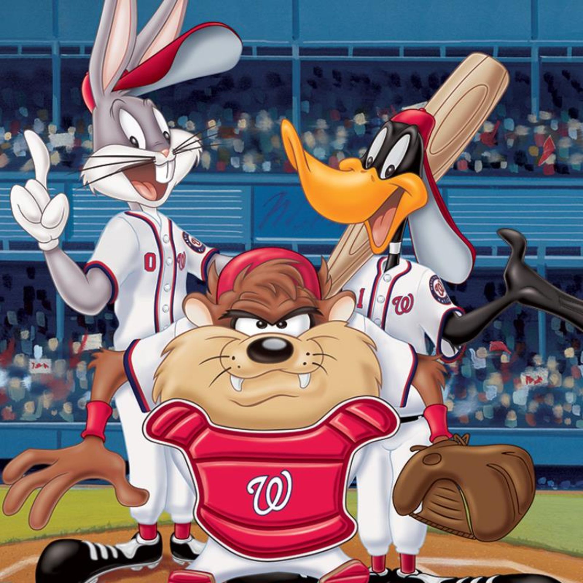 At the Plate (Nationals) by Looney Tunes - Image 2 of 2