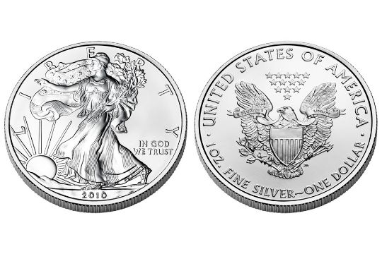 2010 American Silver Eagle .999 Fine Silver Dollar Coin