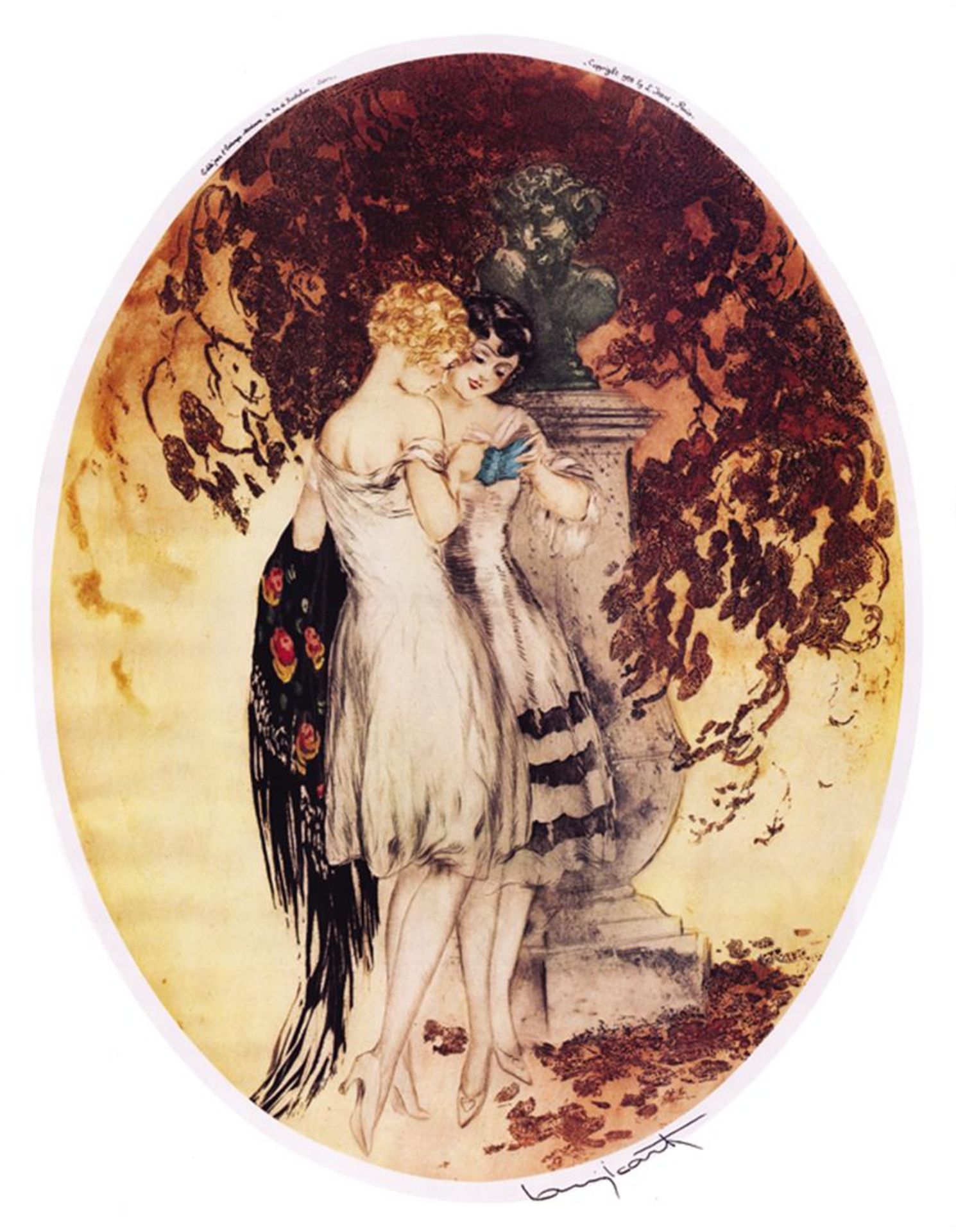 Louis Icart - Deux Filles