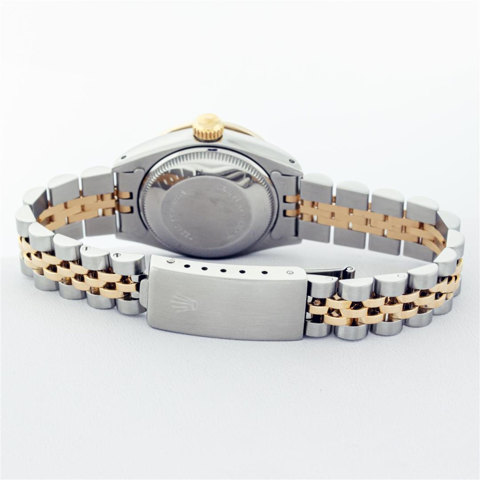 Ladies 26MM Datejust Black Diamond Oyster Perpetual 2T and SS - Image 5 of 9